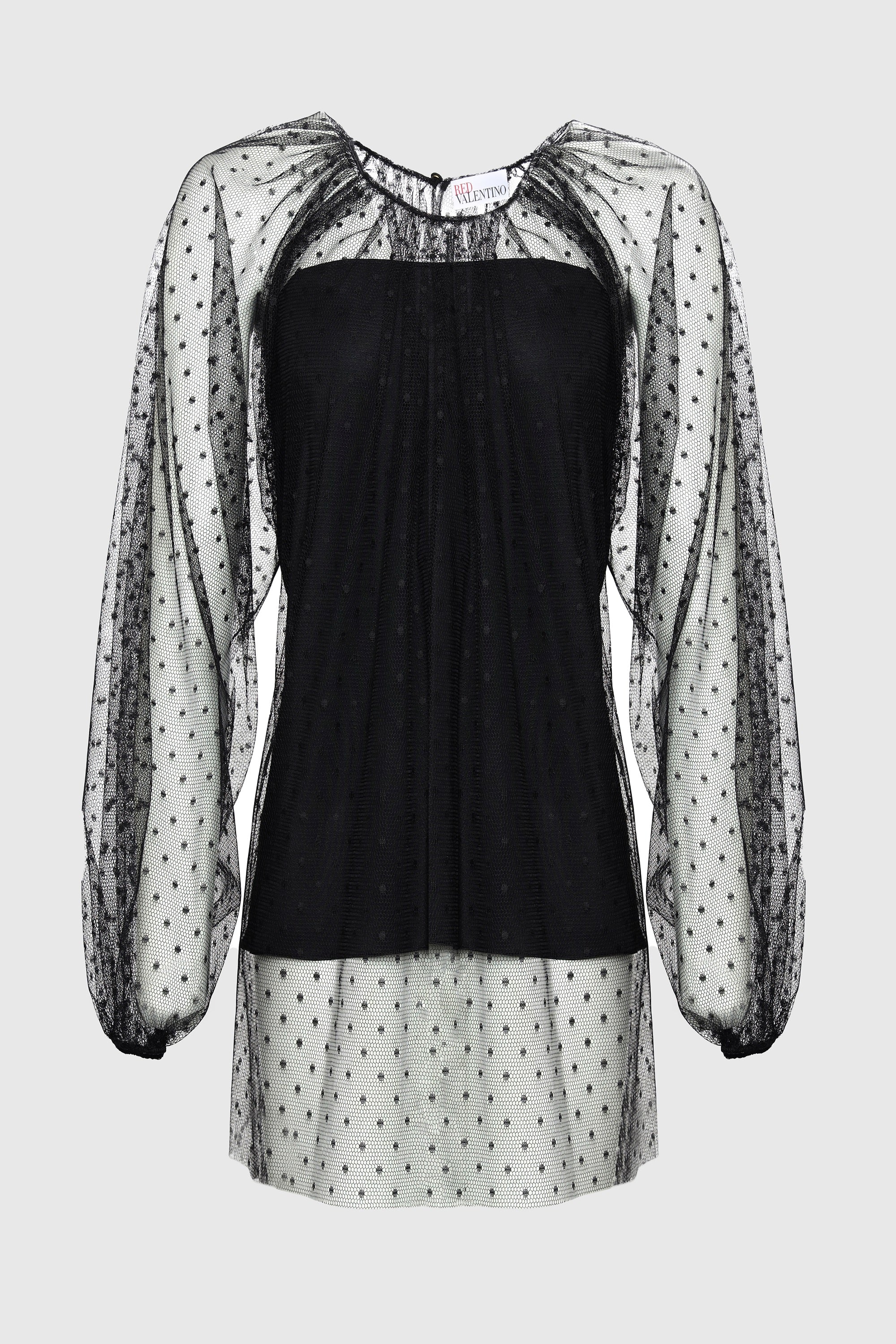 Point D’esprit Tulle Top - Red Valentino