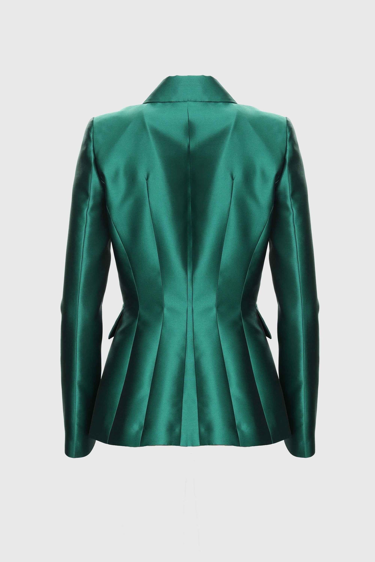 Mikado Jacket With Pleats - Alberta Ferretti