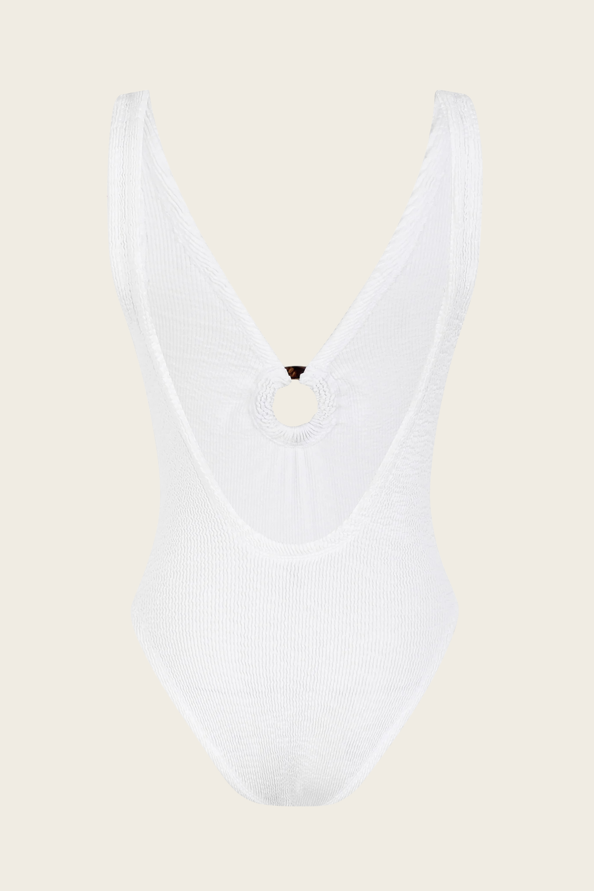 White Duna Swimsuit - SALIS - ESPACE CANNELLE - New Arrivals - SS26