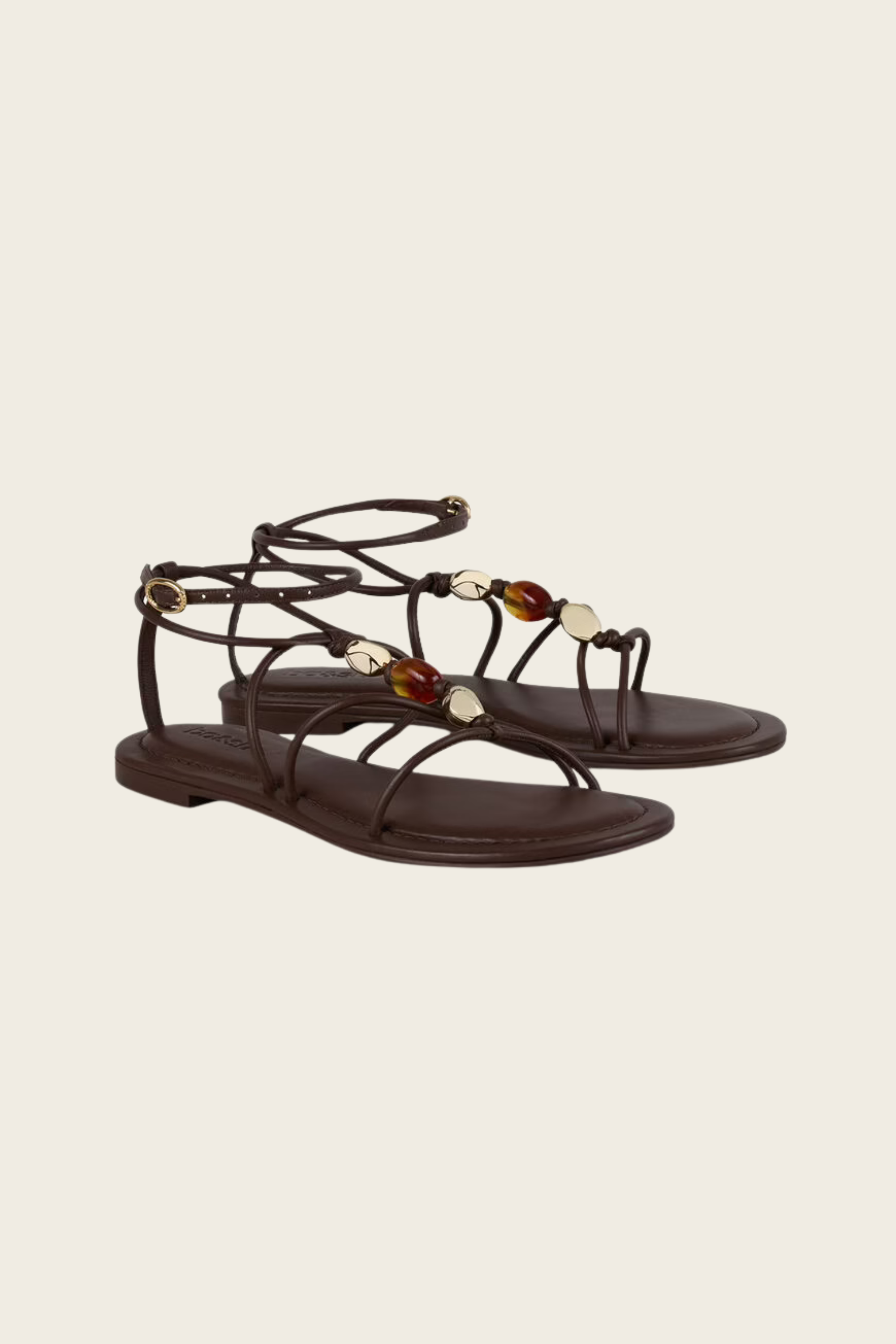 Caya Leather Sandals - Ba&Sh