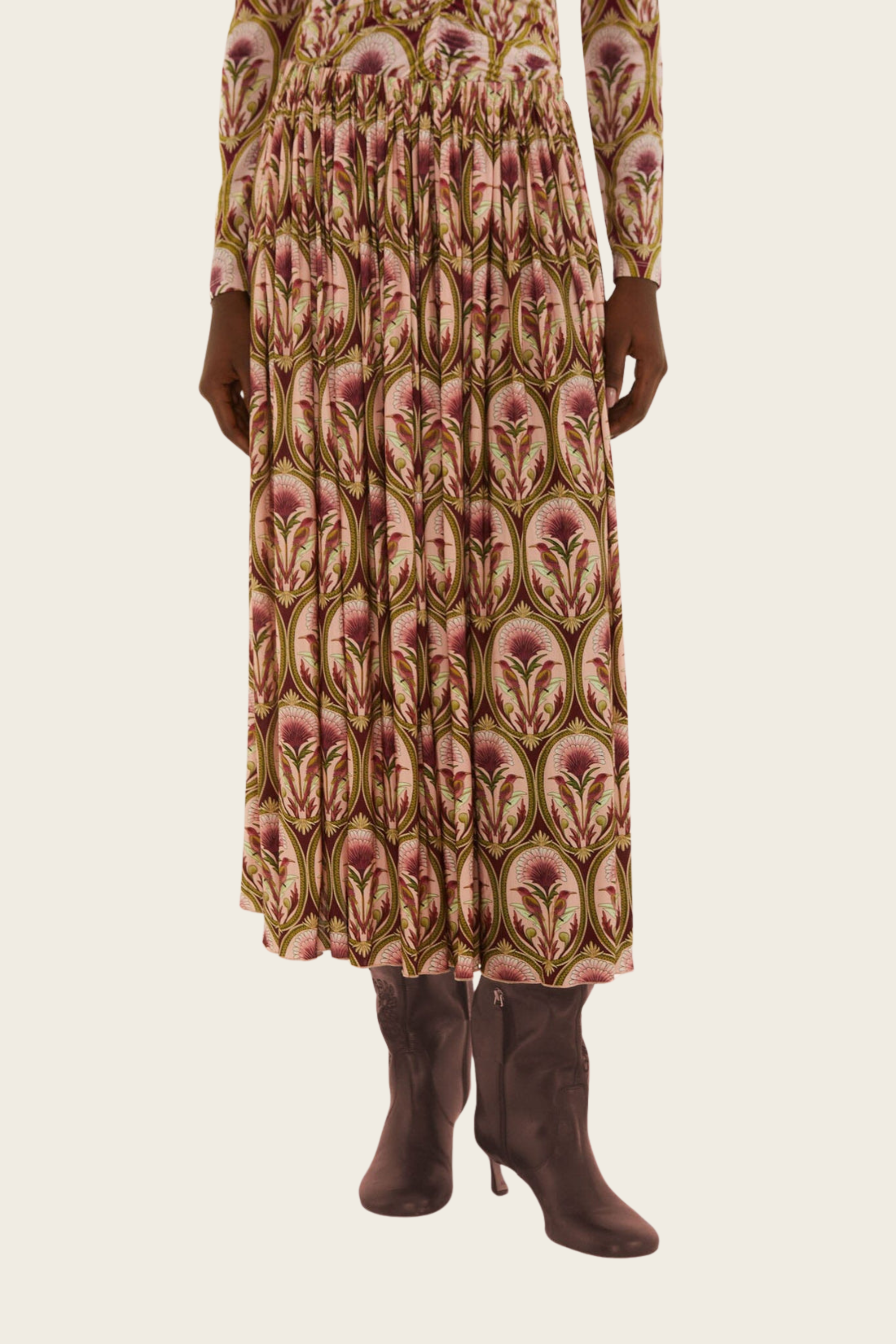 Garden Medal Midi Skirt - FARM Rio