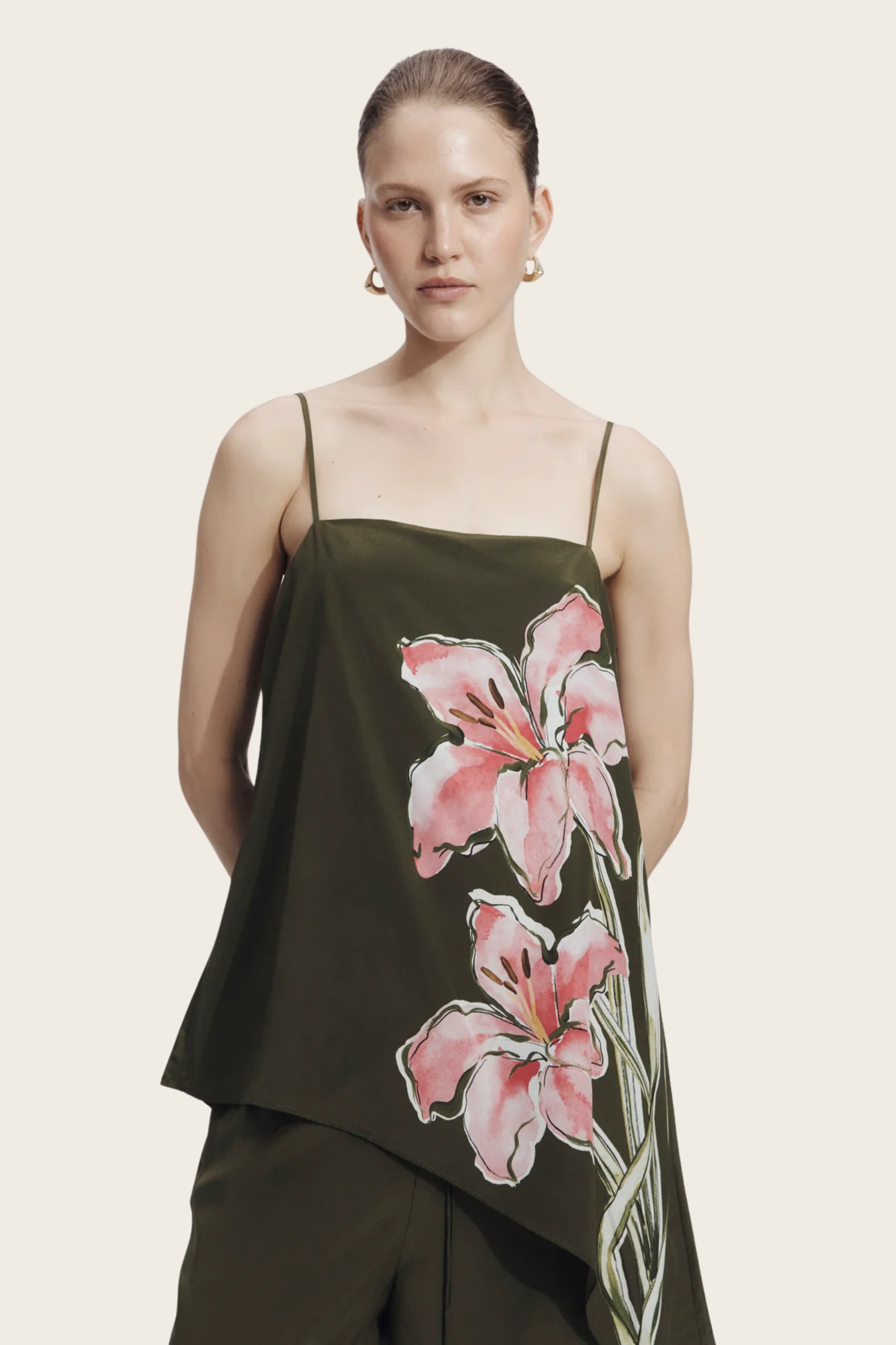 Rhea Silk Cami - Aje