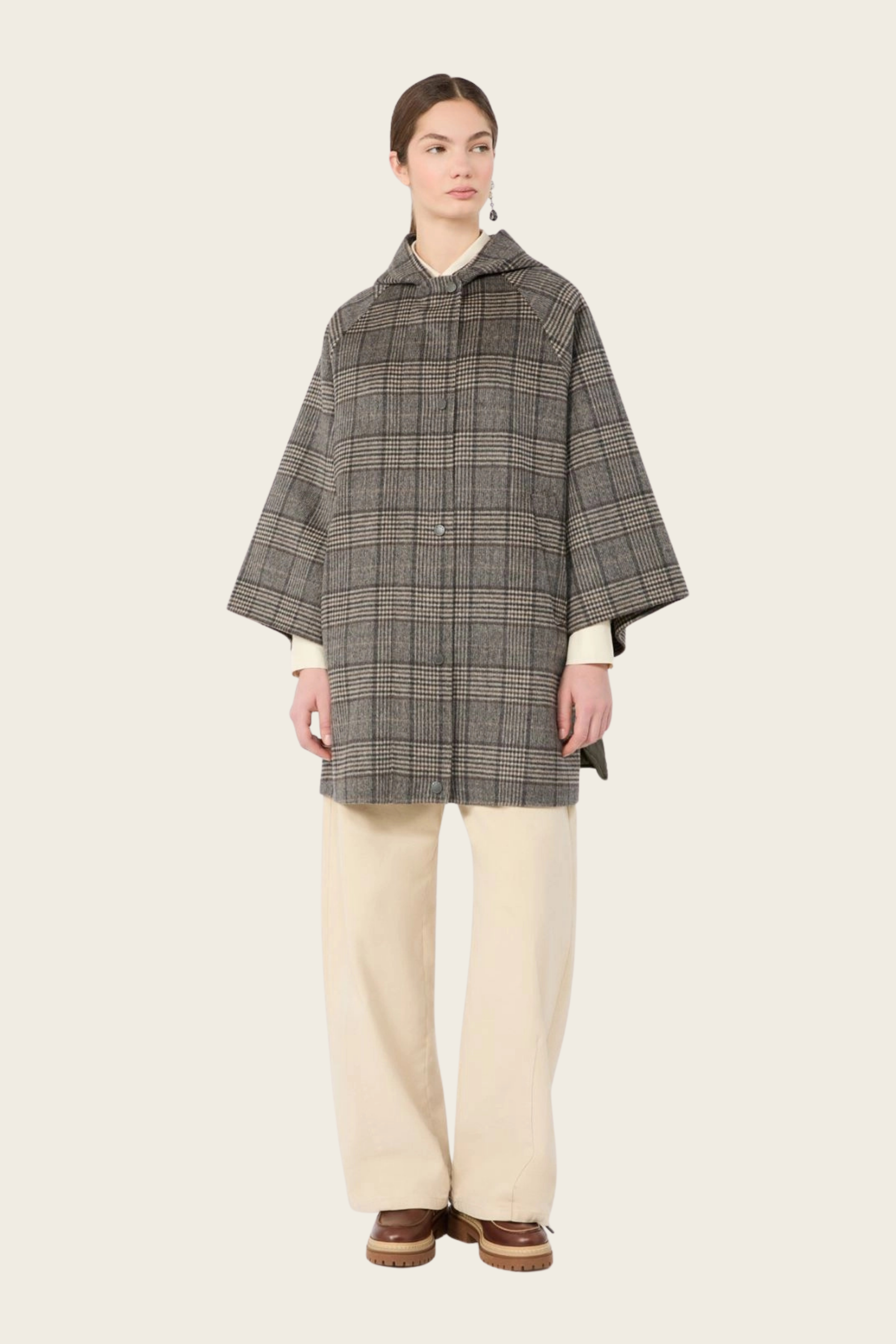 Seggio Prince of Wales Coat - Max Mara