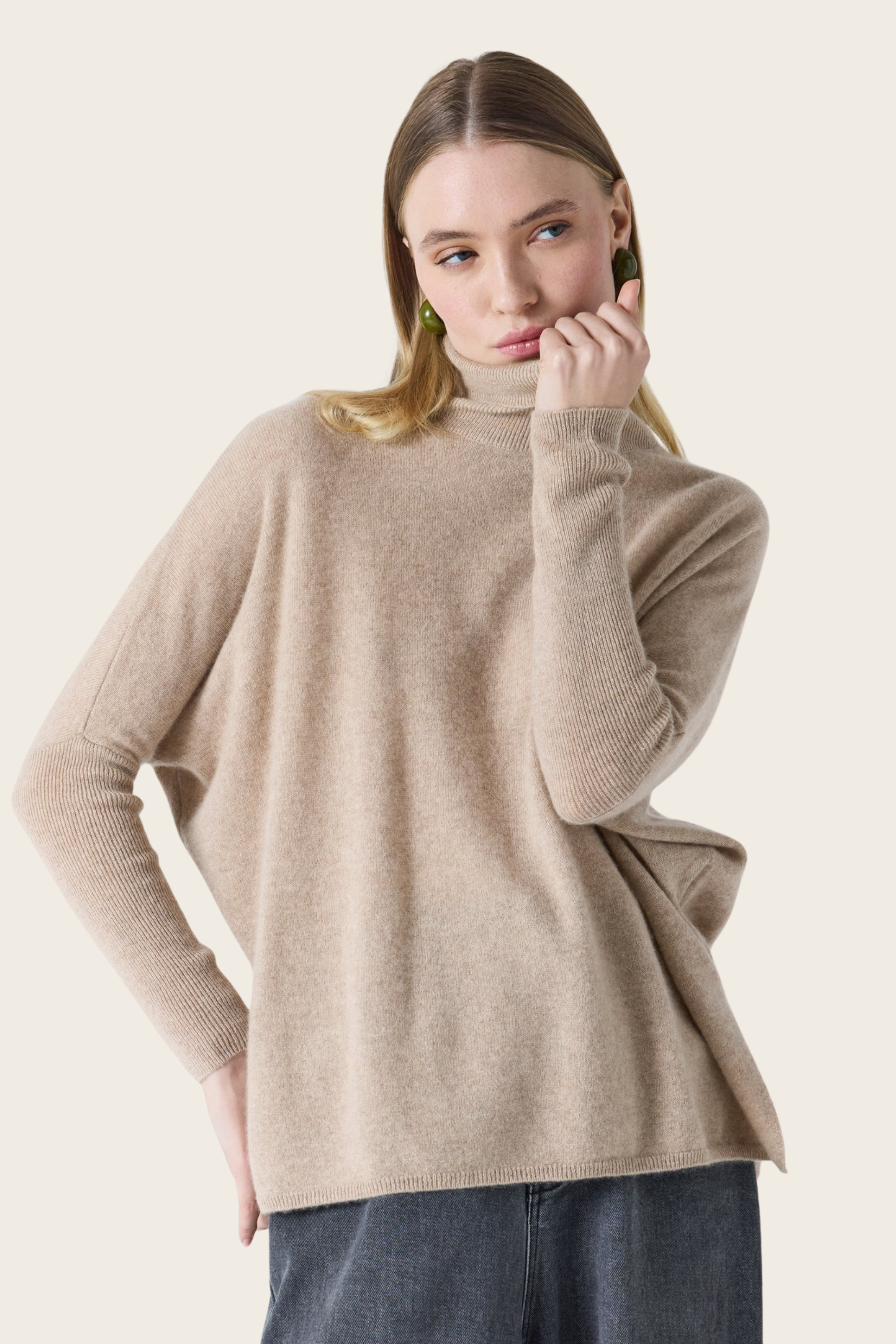 Sweater Clara de Gola Alta – Absolut Cashmere