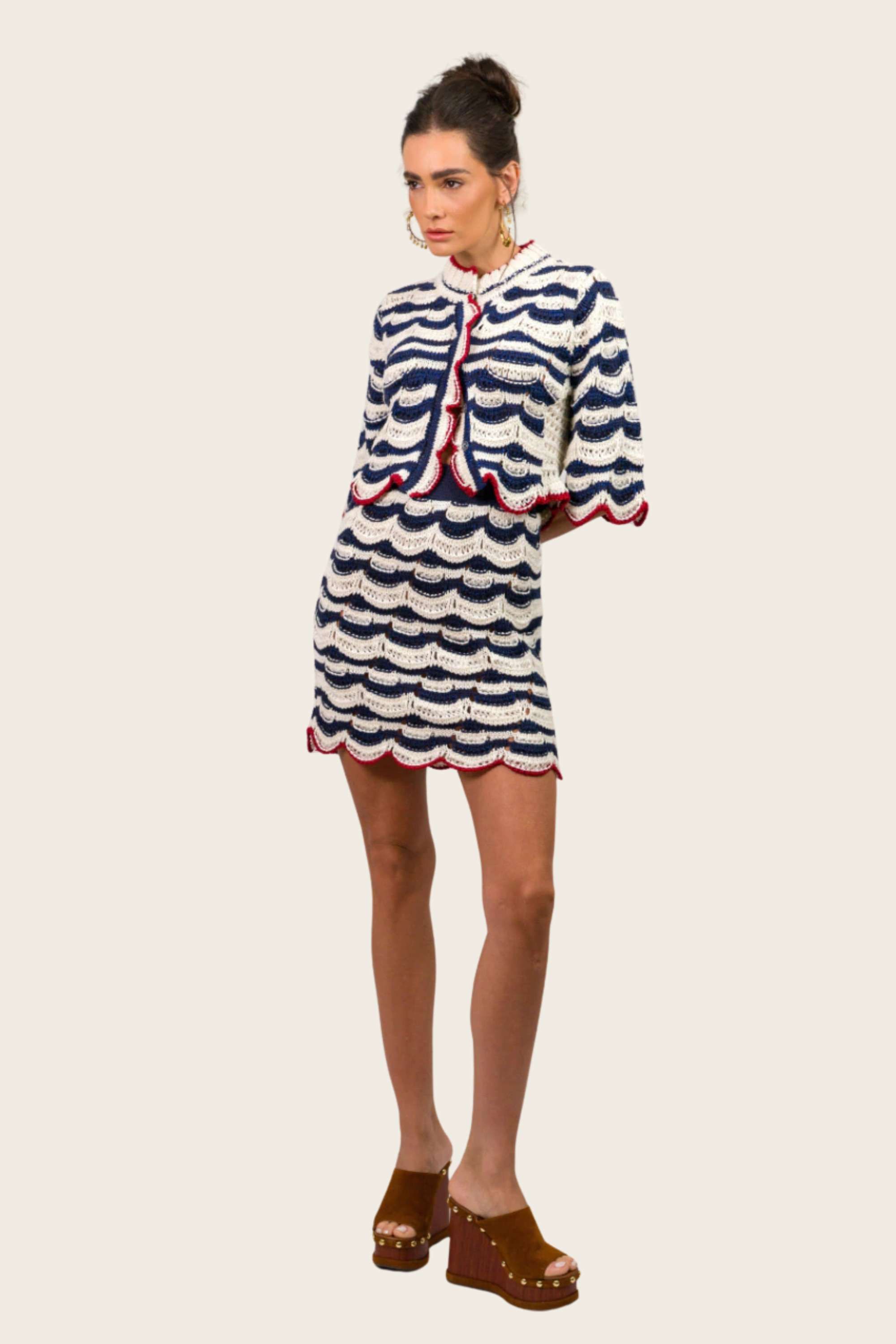 Conjunto Layla (saia curta) e Ariana (casaco) - Cecilia Prado