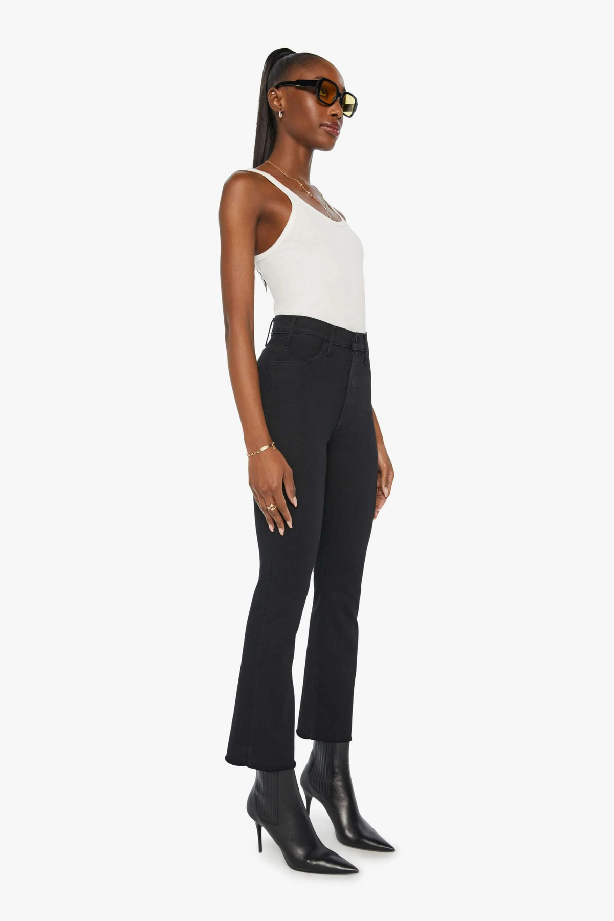 The Hustler Ankle Fray Jeans - Mother