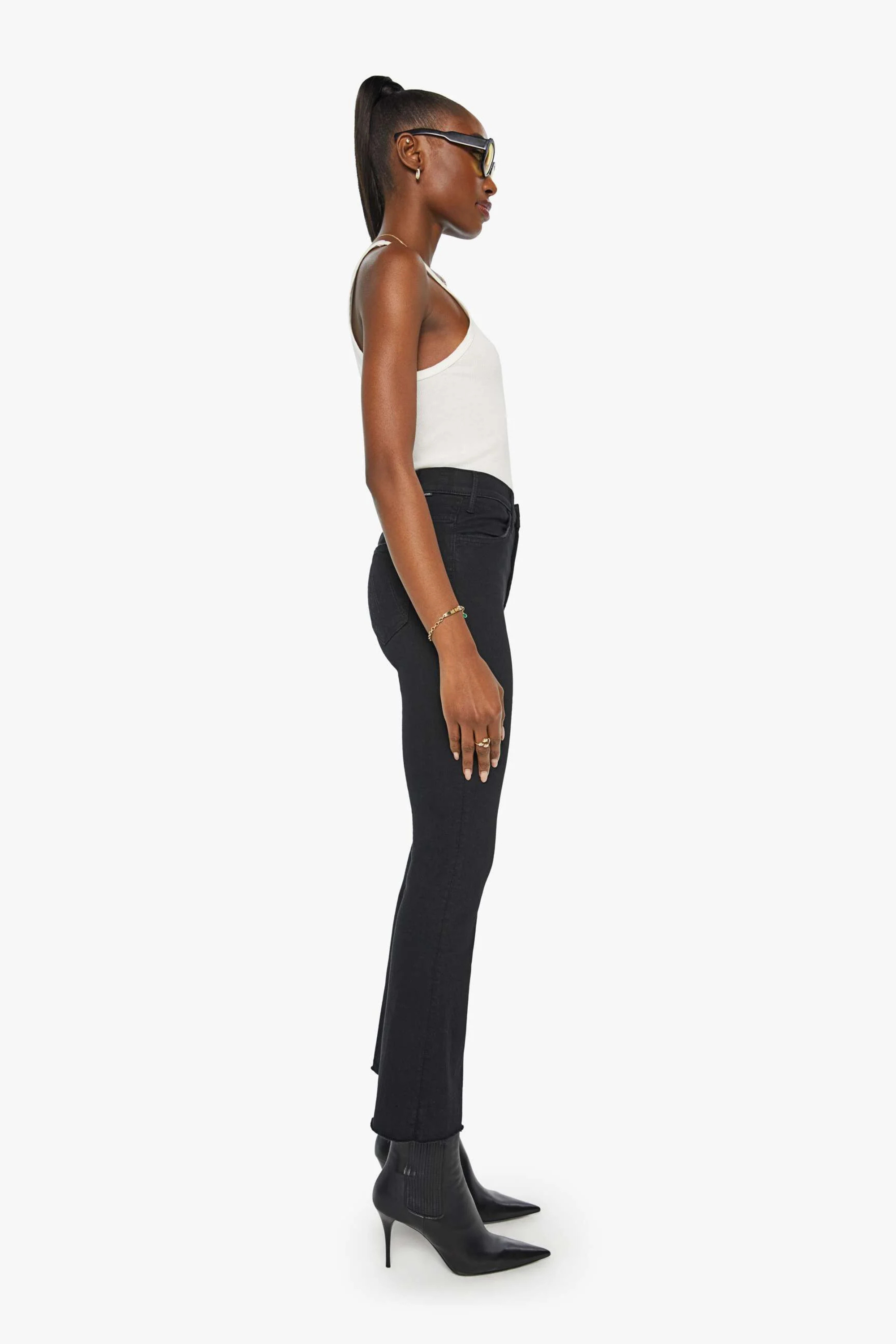 The Hustler Ankle Fray Jeans - Mother - ESPACE CANNELLE