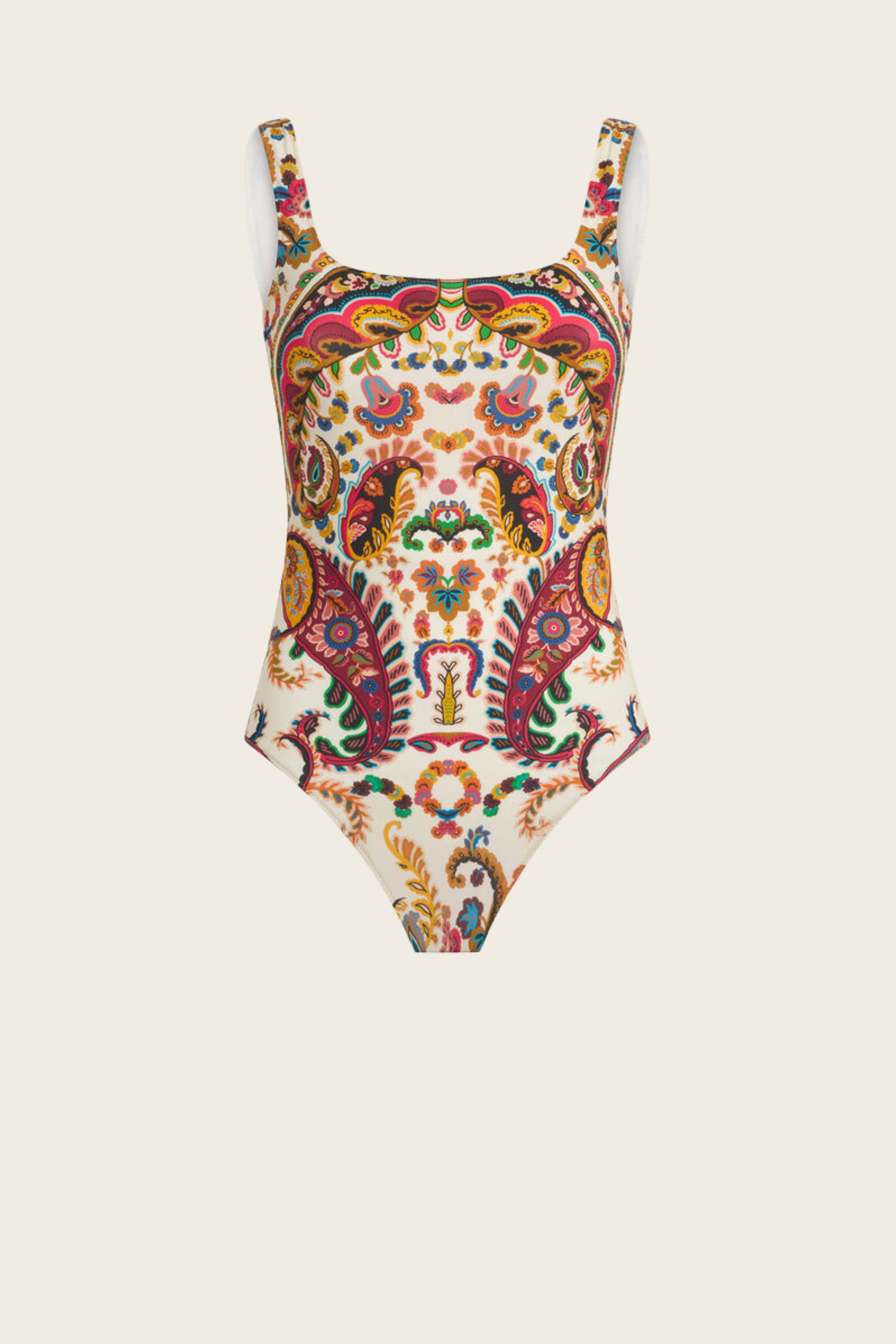 One-Piece Swimsuit with Floral Paisley Motif - Etro - ESPACE CANNELLE