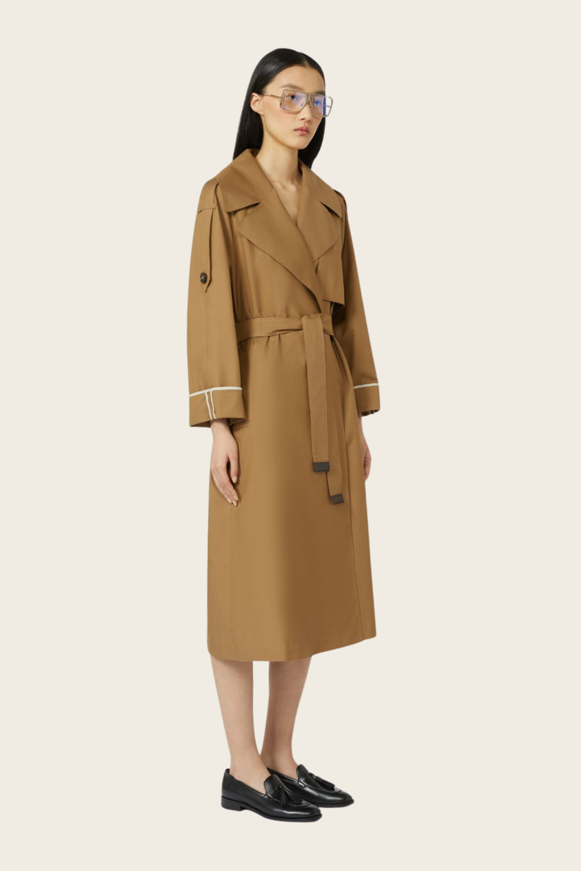 Oversized Water-Repellent Trench Coat - MaxMara