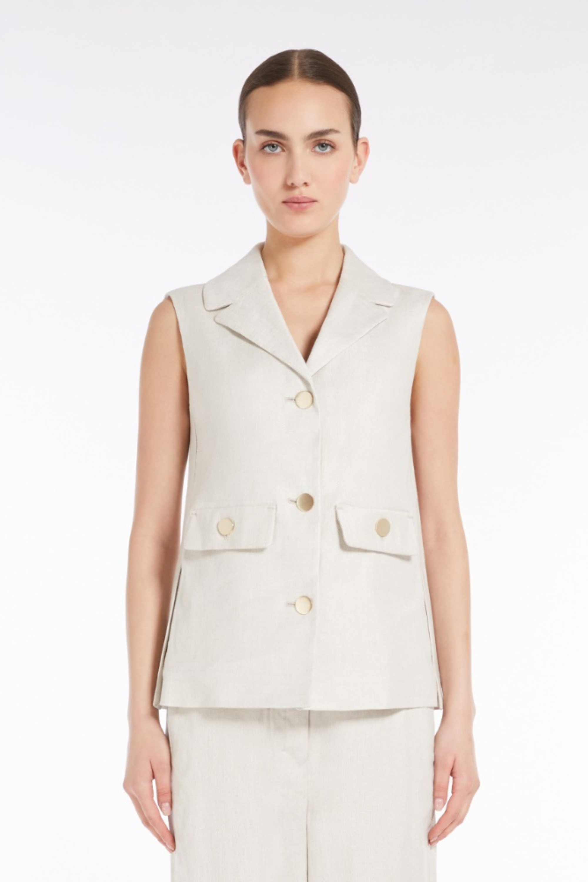 Linen Gilet Jacket - Max Mara