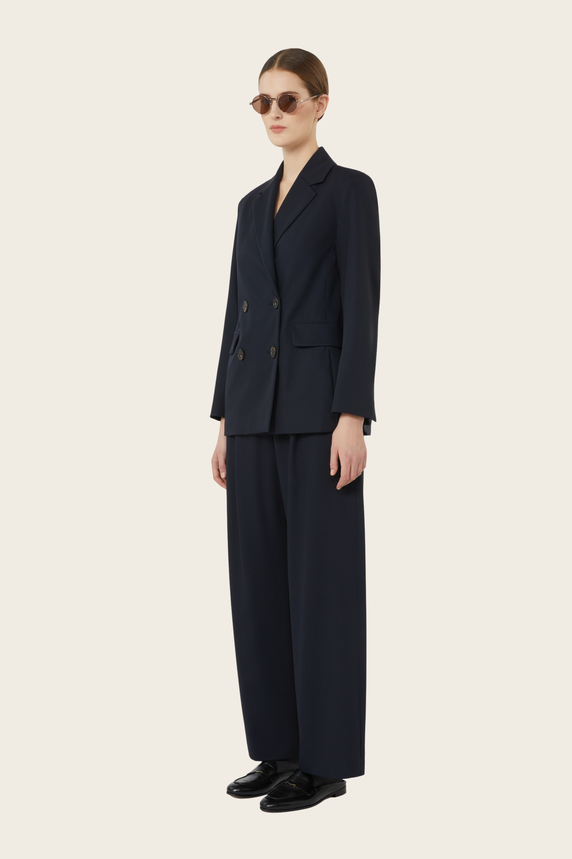 Siri Crepe trousers, Material: 100% Virgin Wool, New Arrivals, SS26, Espace Cannelle