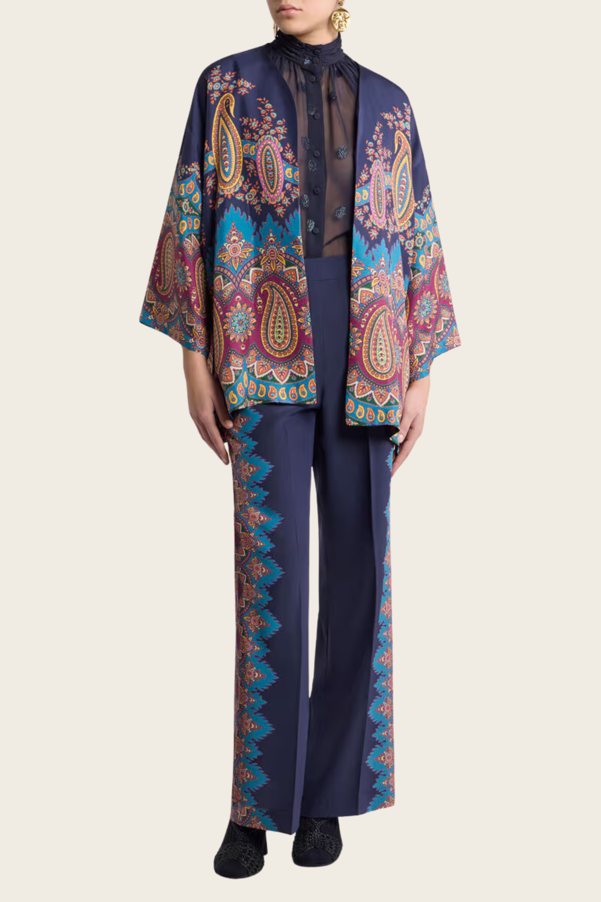 Silk Trousers - Etro