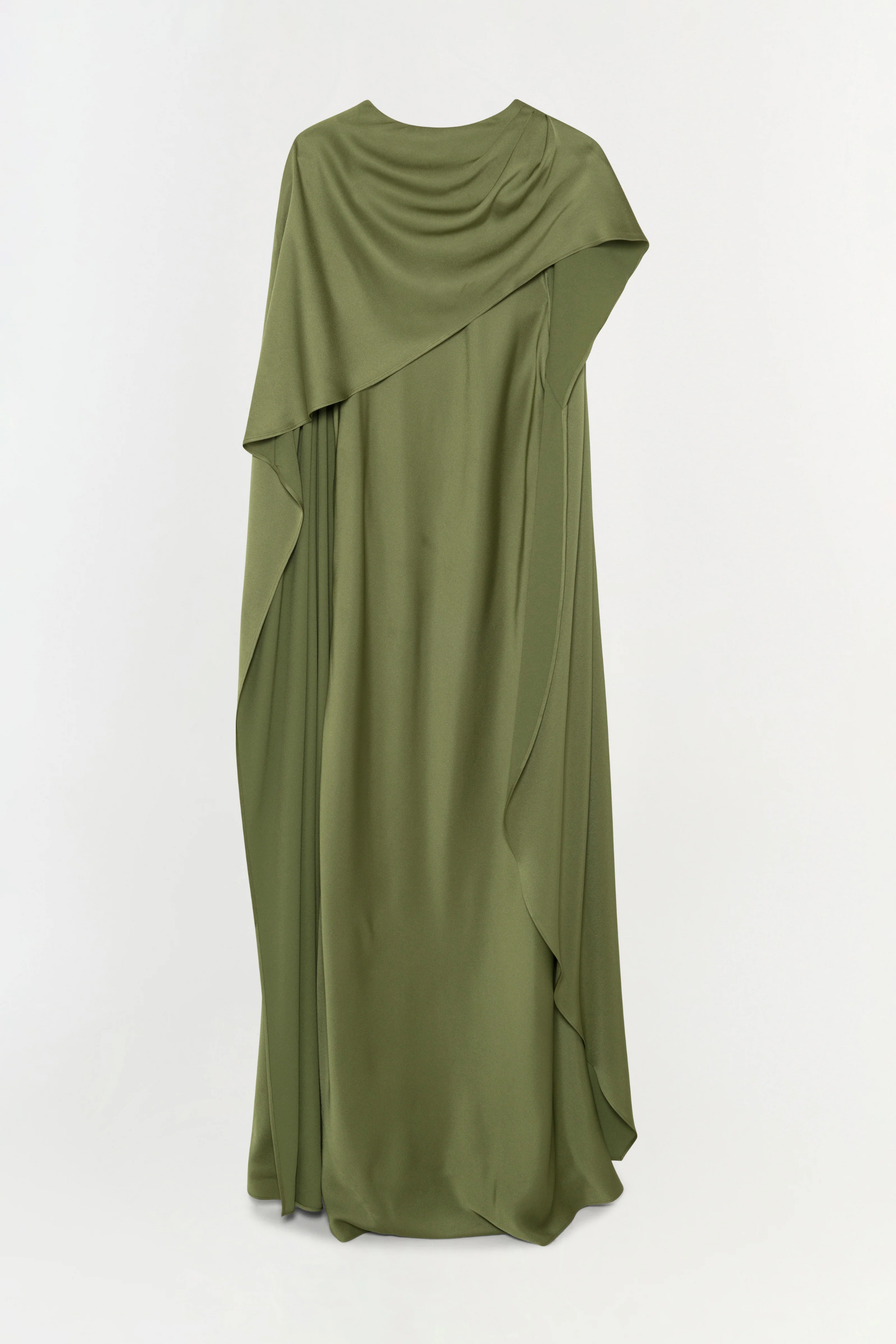 Izel Satin Cape Gown - Simkhai