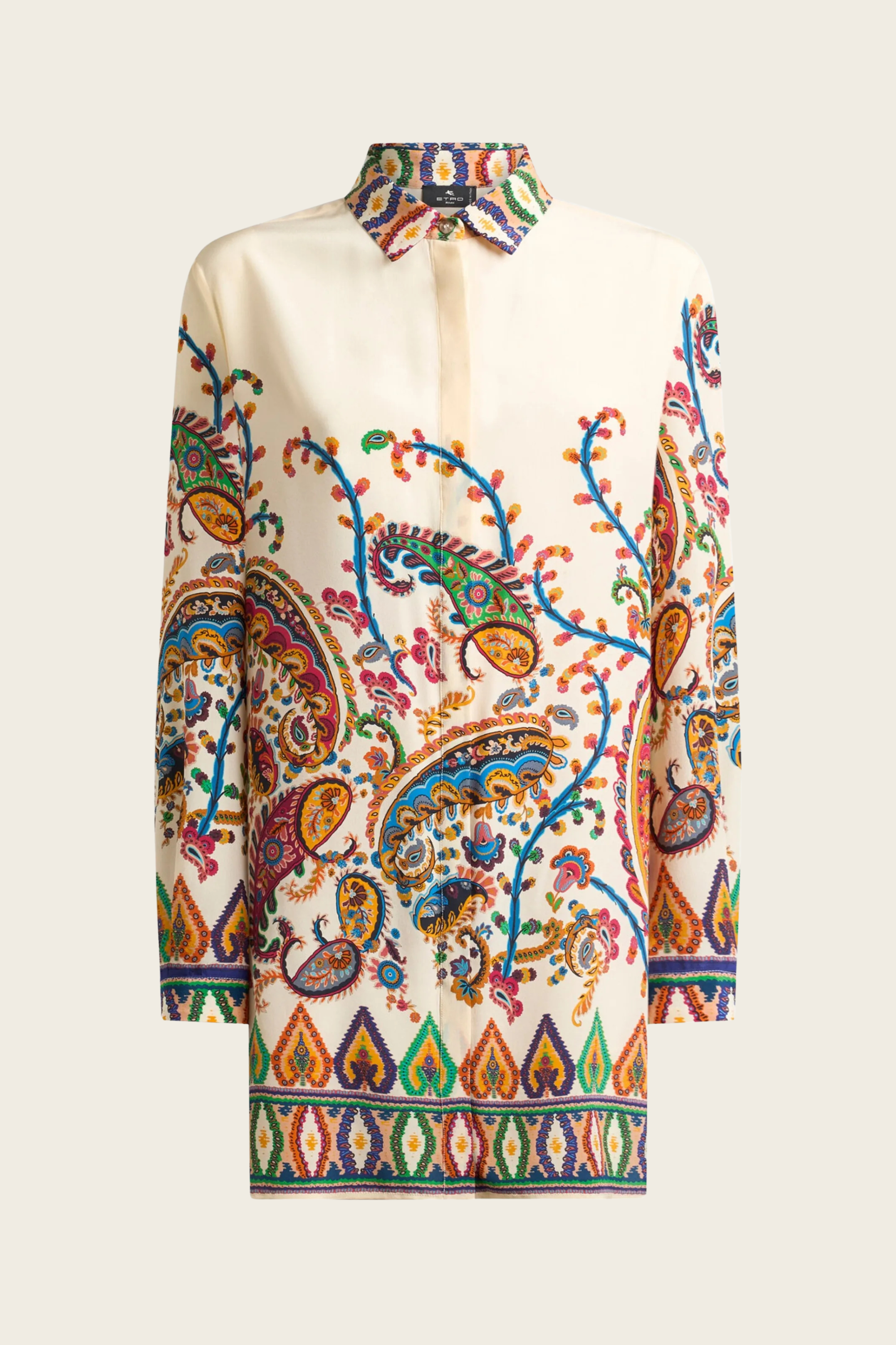 Long Floral Paisley Shirt - Etro