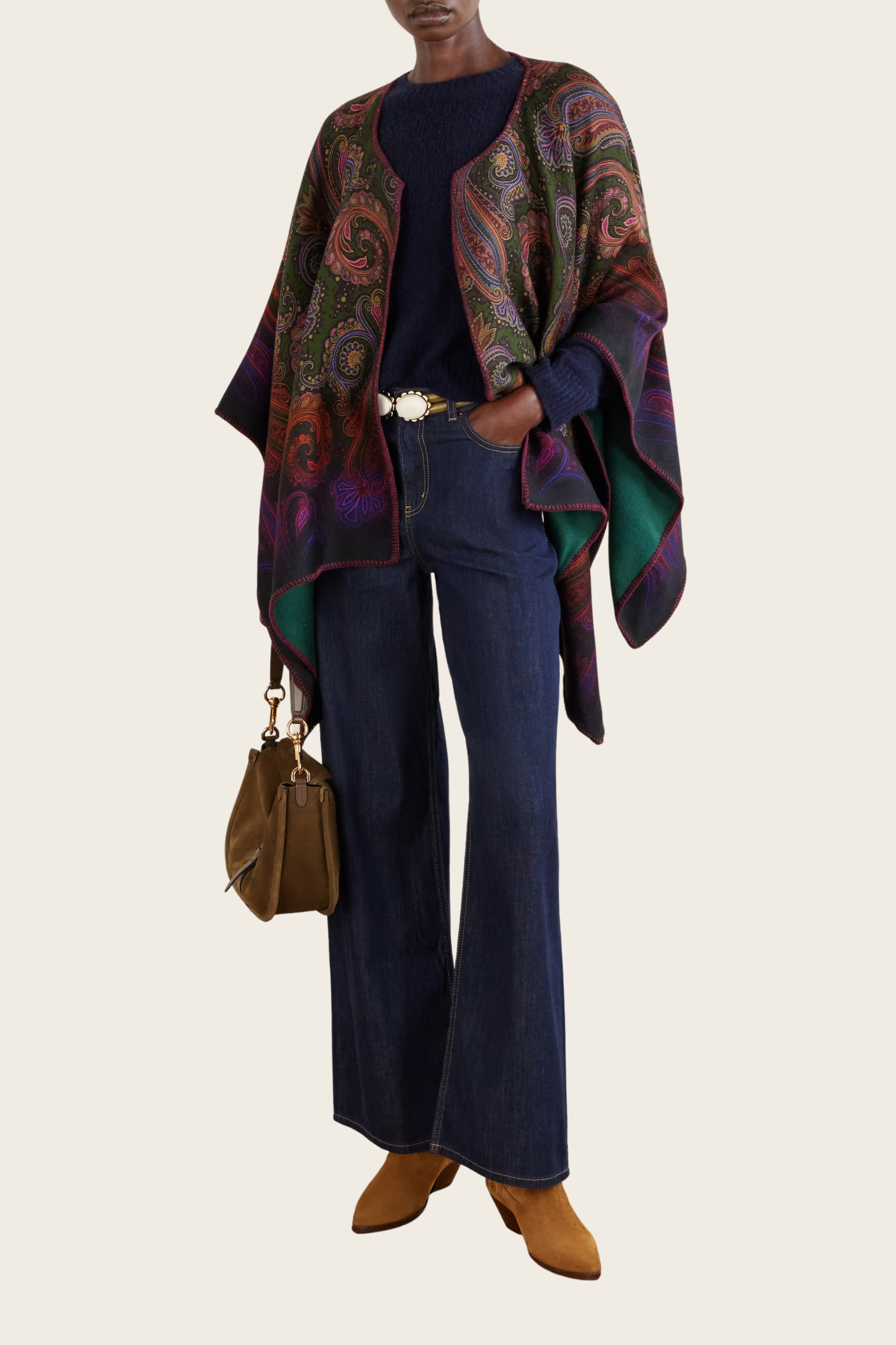 Reversible Paisley Cape - Etro (desc feita) - ESPACE CANNELLE - New Arrivals