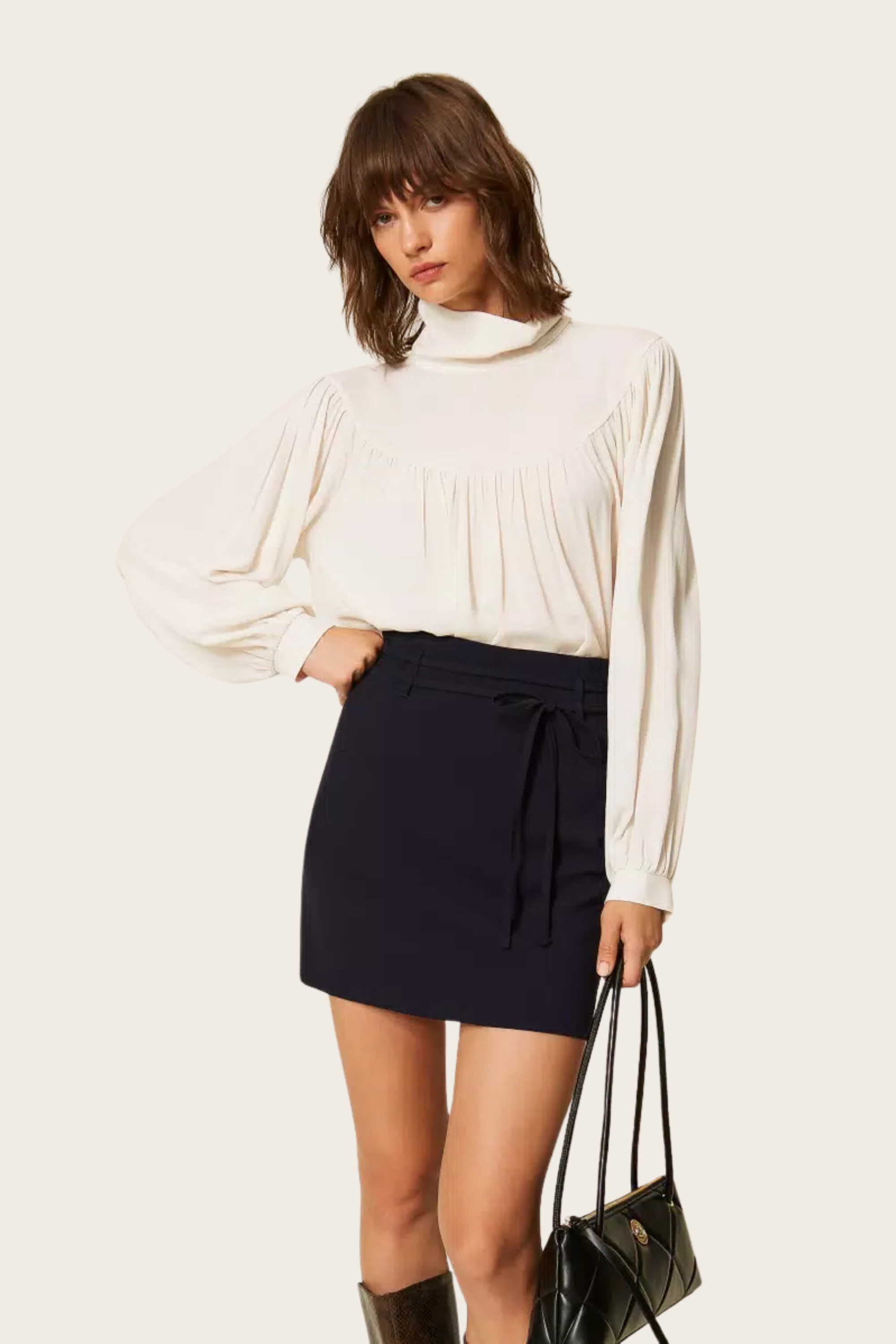 Miniskirt with belt - Twinset