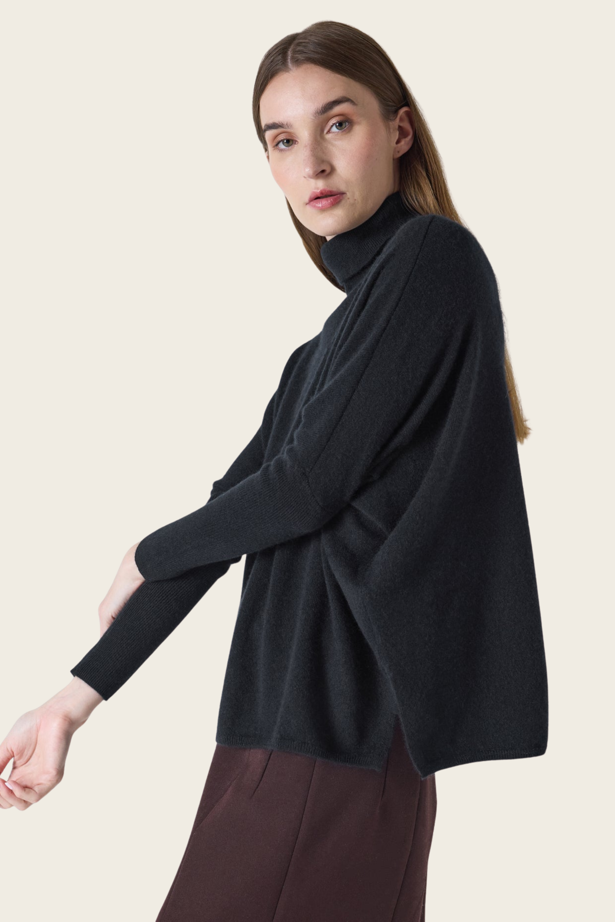 Sweater Clara de Gola Alta – Absolut Cashmere