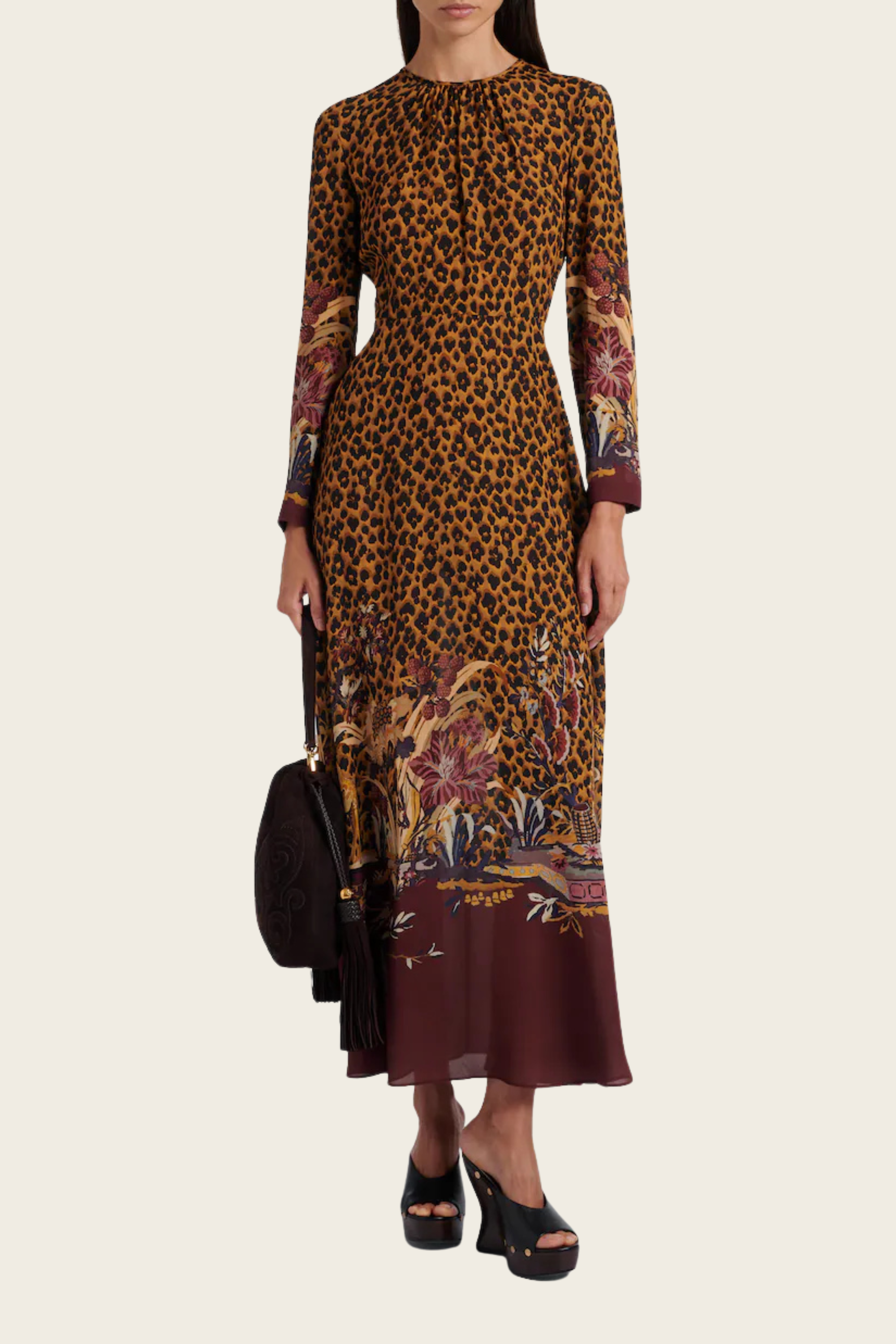 Leopard Print Maxi Dress - Etro