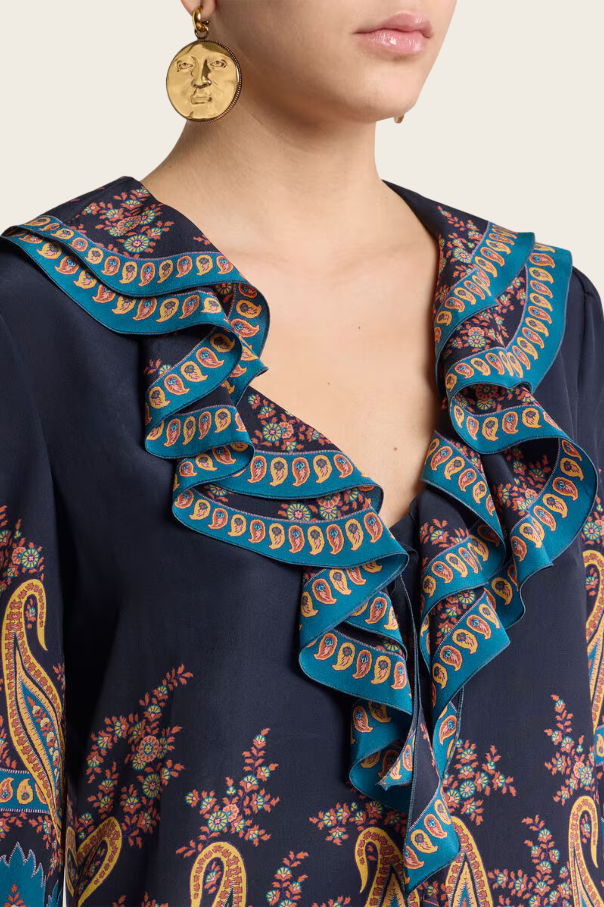 Silk Crepe de Chine Shirt -Etro