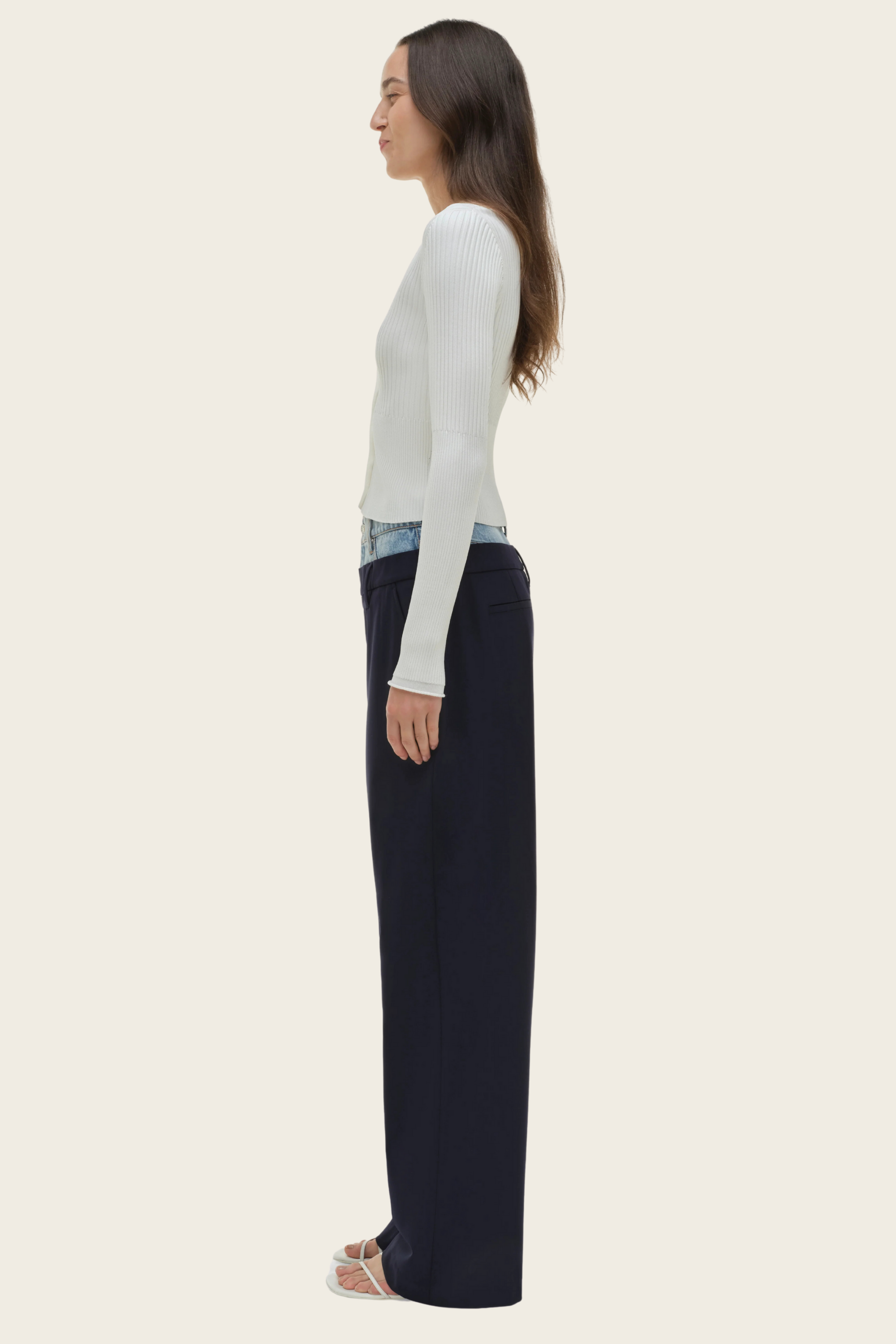 Ophelia Double Waistband Combo Pant - Simkhai