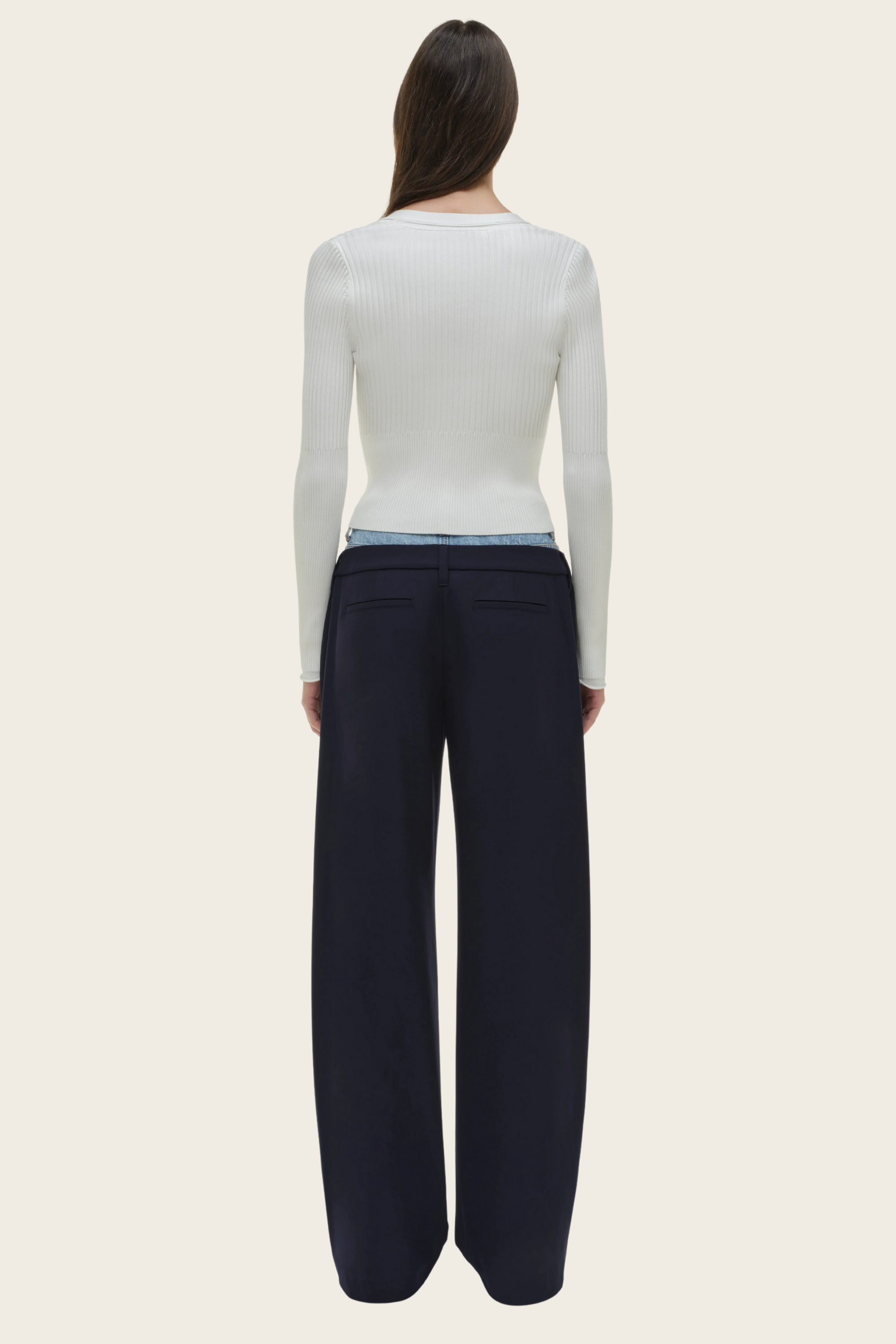 Ophelia Double Waistband Combo Pant - Simkhai