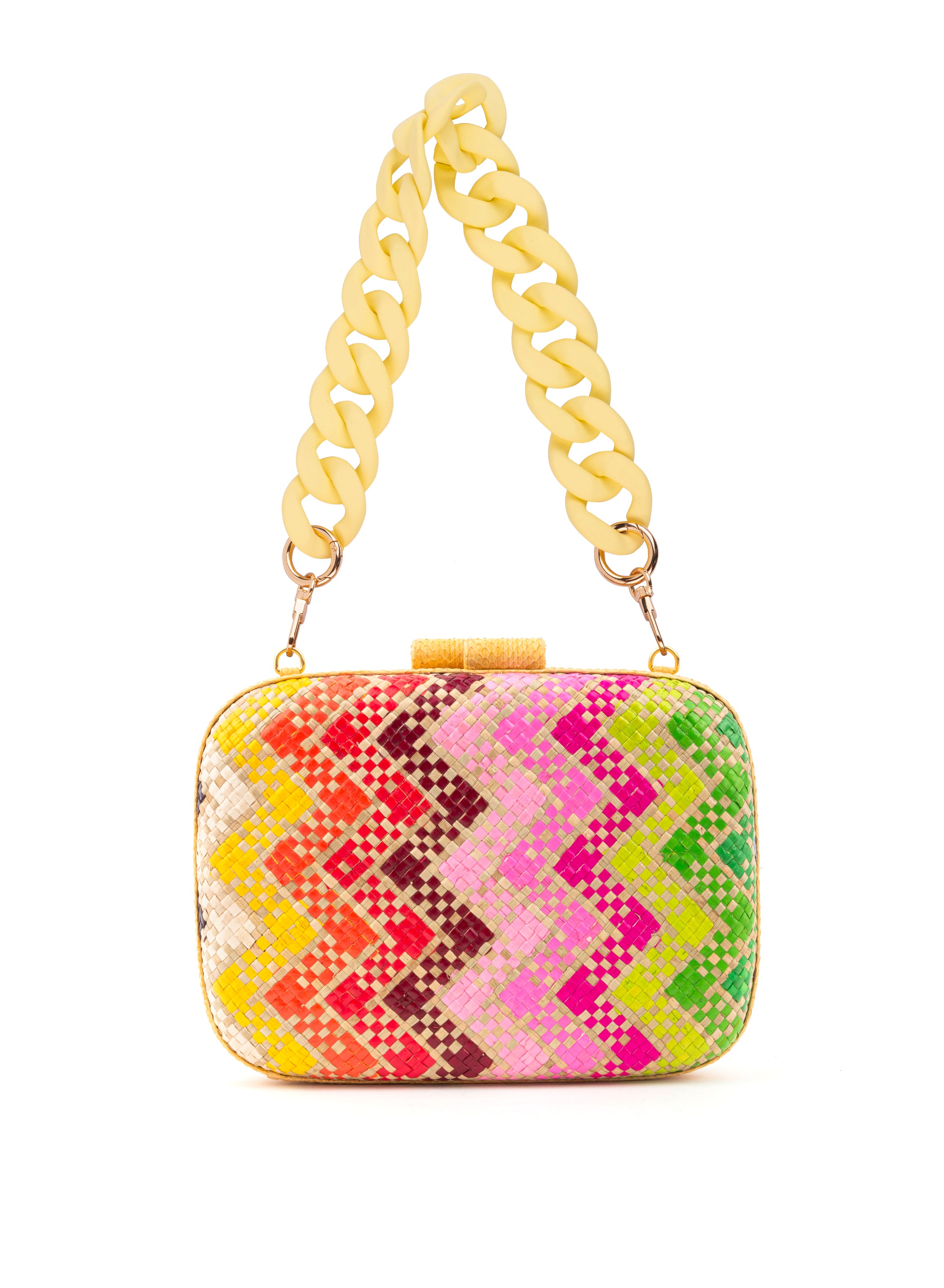 Grazia square clutch - Gustoko