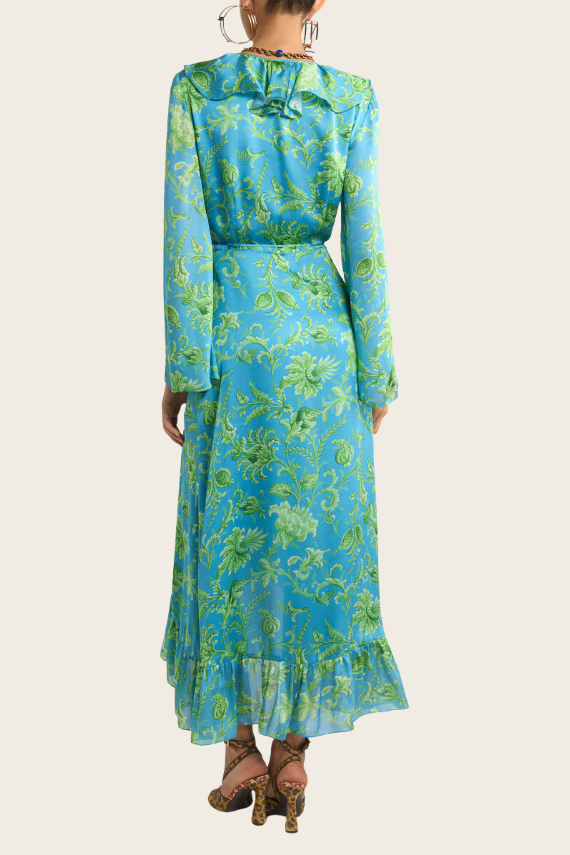 Peau D'ange Long Wrap Dress - Etro