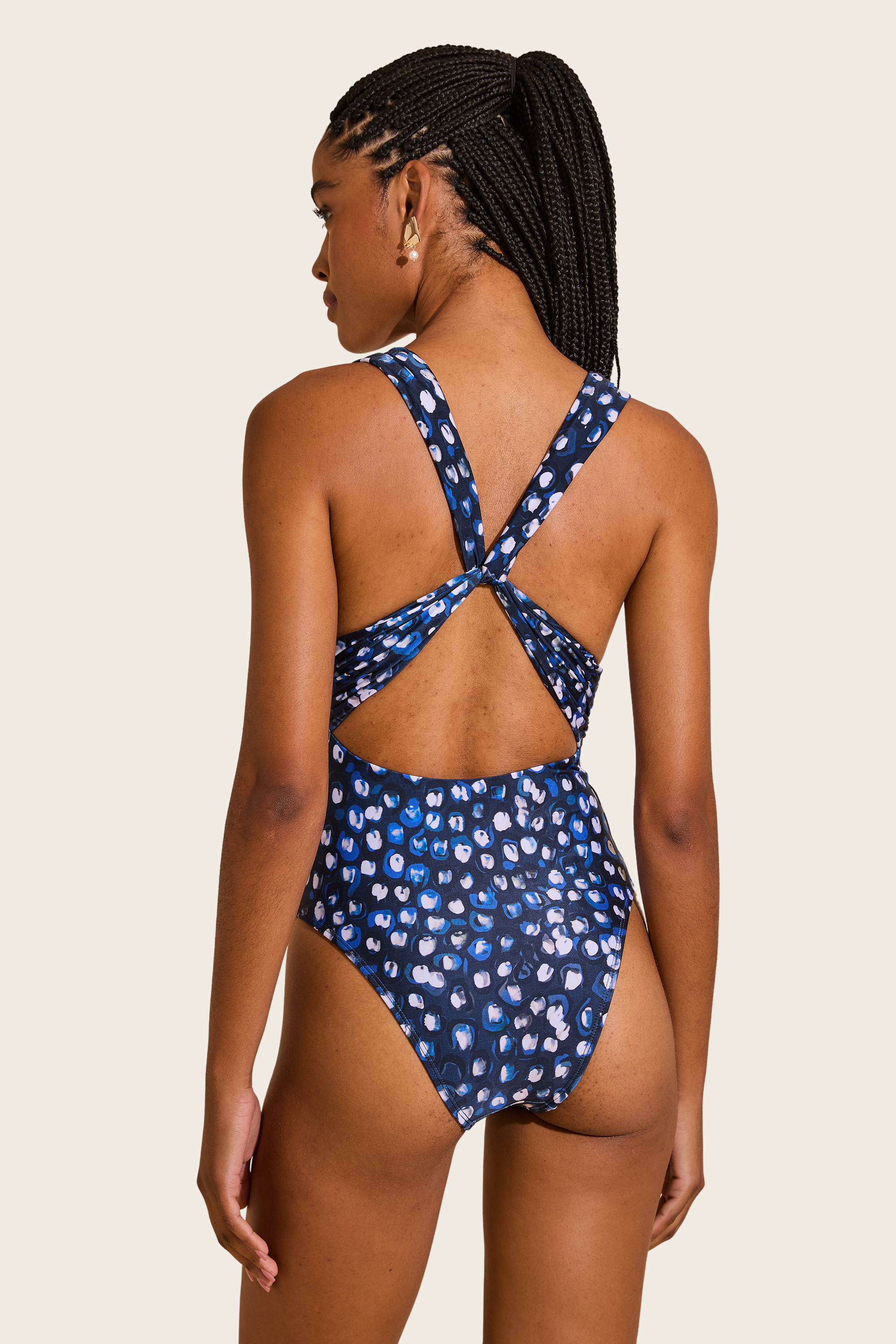 Ruched V Neck One Piece - Lenny Niemeyer