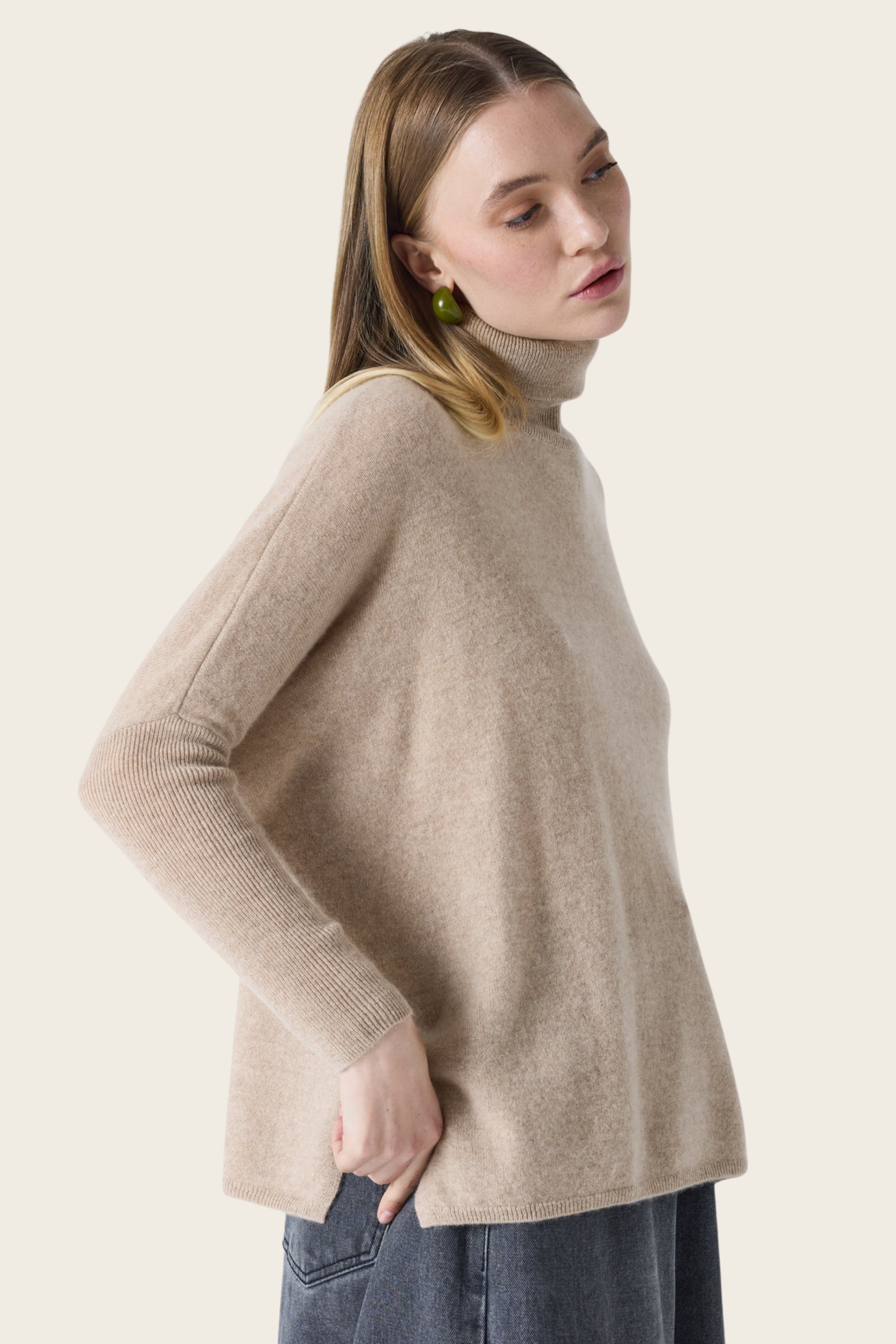 Sweater Clara de Gola Alta – Absolut Cashmere