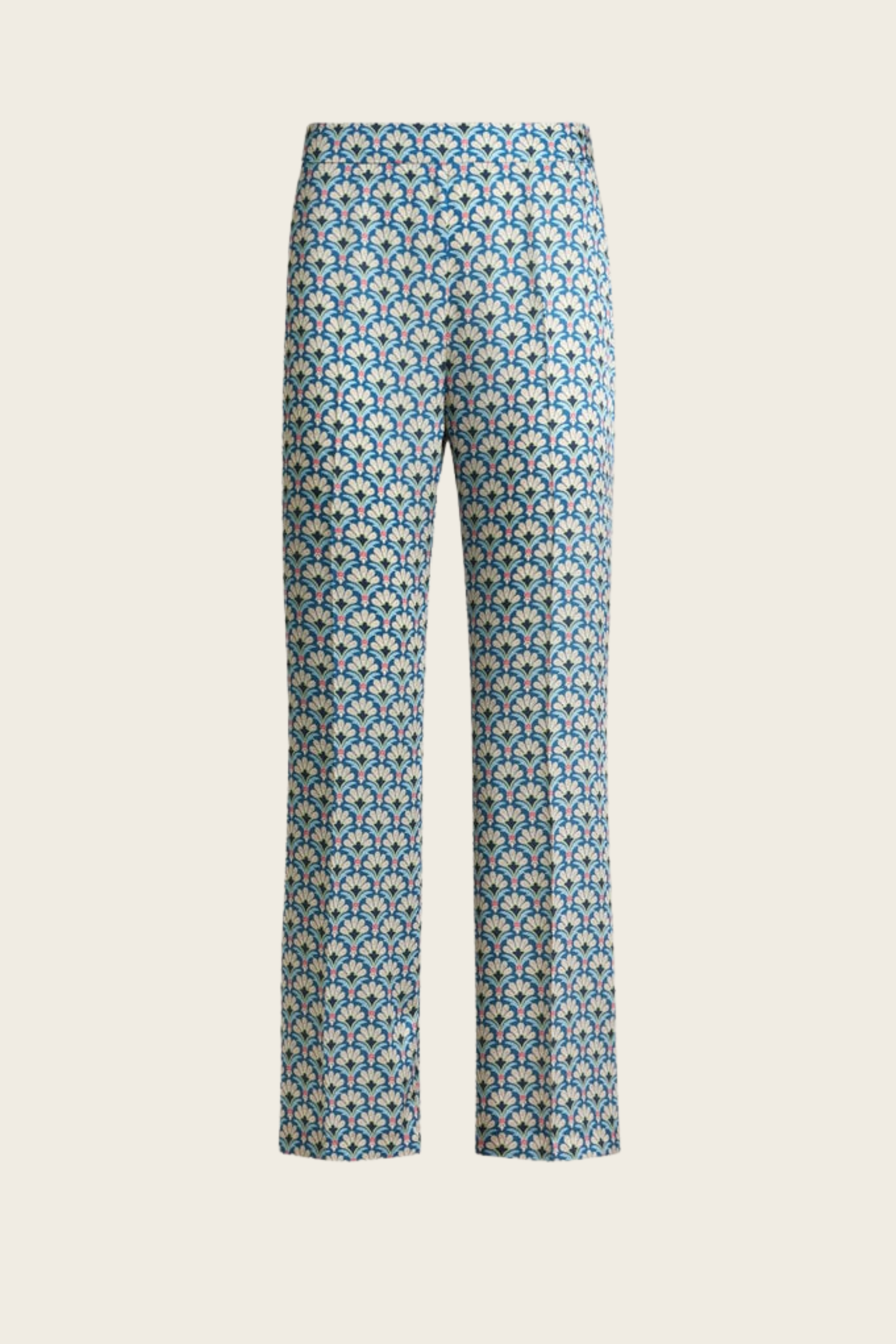 Bootcut Trousers with Micro Palm Motif - Etro - ESPACE CANNELLE - New Arrivals - SS26
