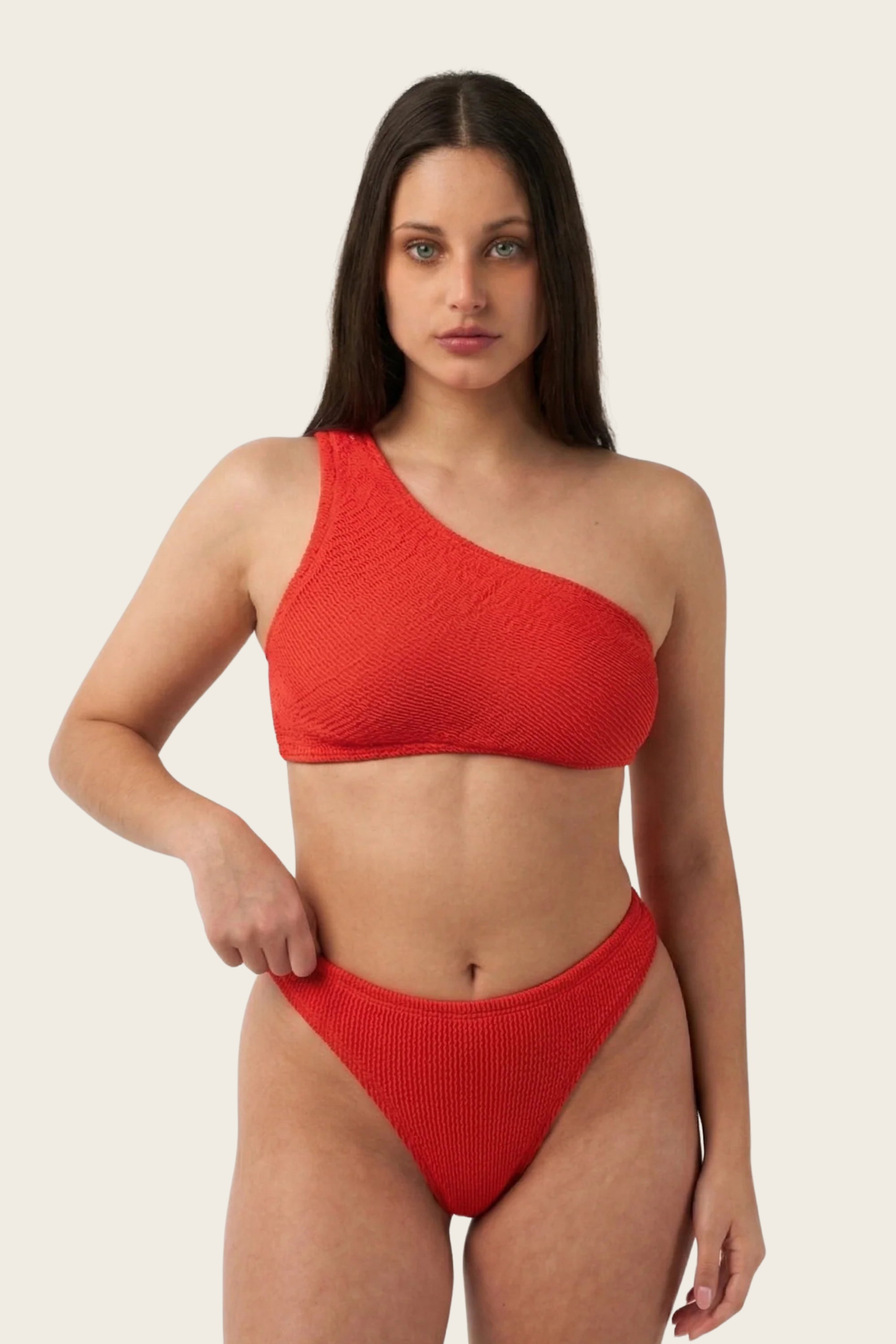 Red Plena Bikini Top - SALIS - ESPACE CANNELLE - New Arrivals - SS26