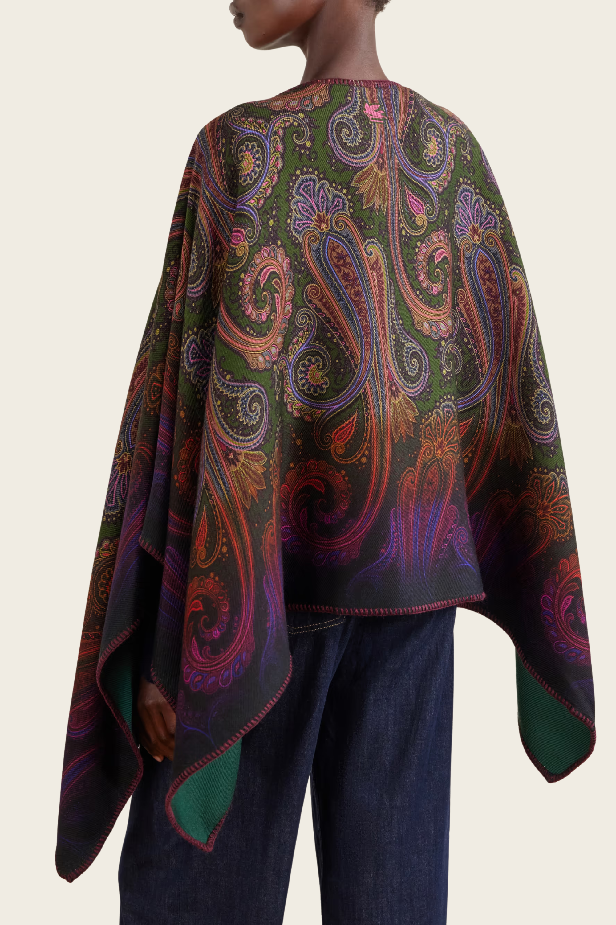 Reversible Paisley Cape - Etro (desc feita) - ESPACE CANNELLE - New Arrivals