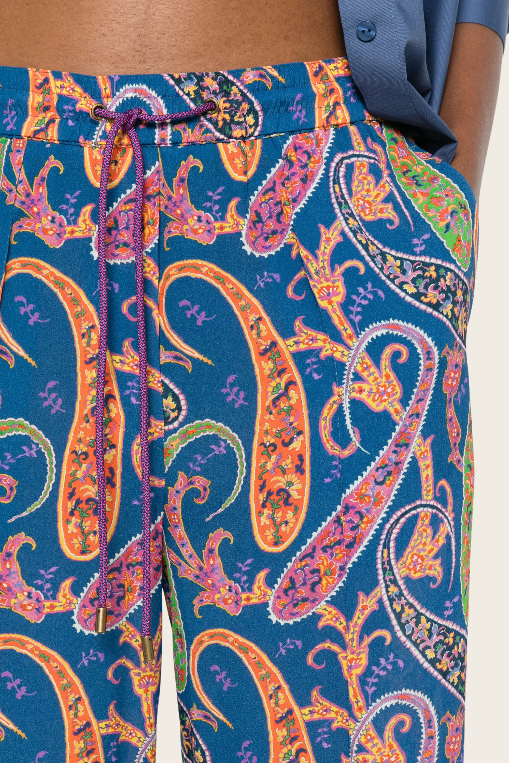 Paisley Print Palazzo Trousers - Etro
