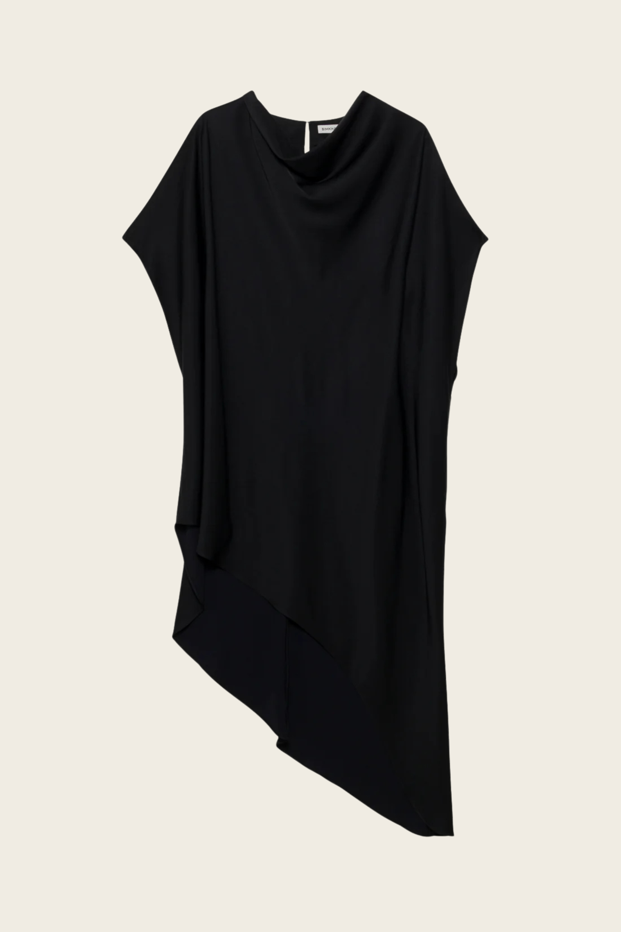 Sadia Satin Mini Cape Dress - Simkhai