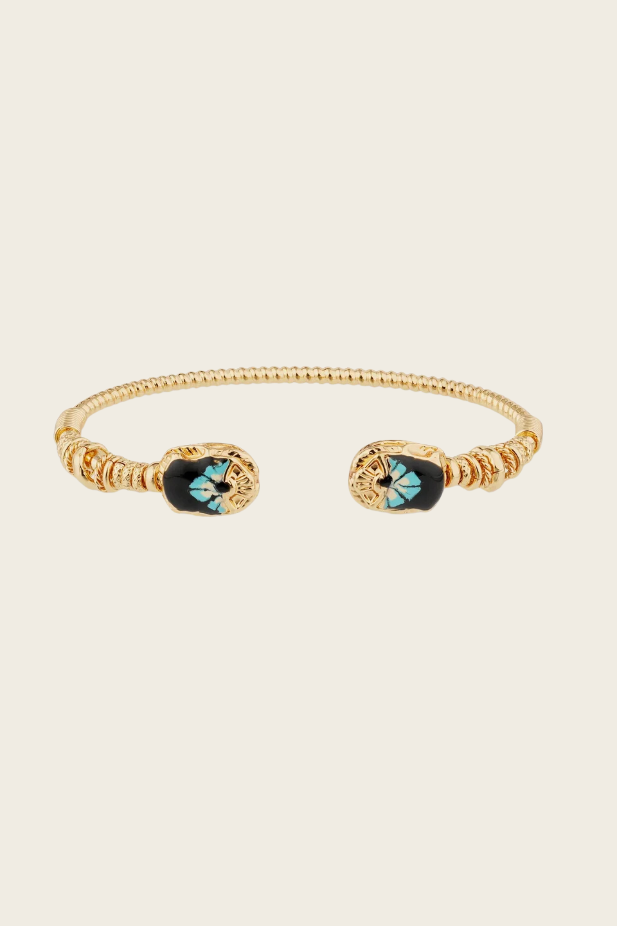 Duality Torsca Enamel Cuff Bracelet - Gas Bijoux