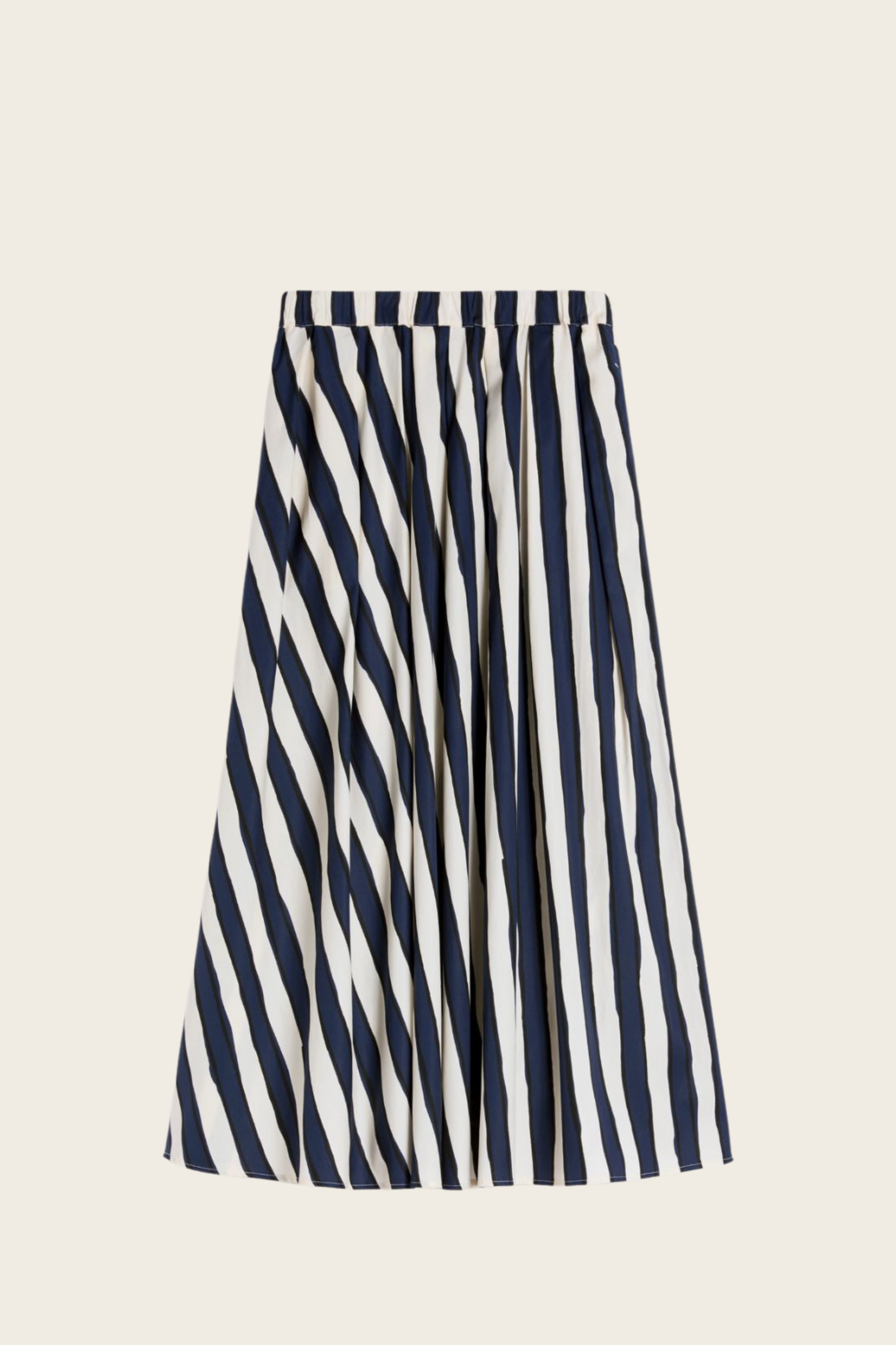 Printed poplin pleated skirt - MaxMara