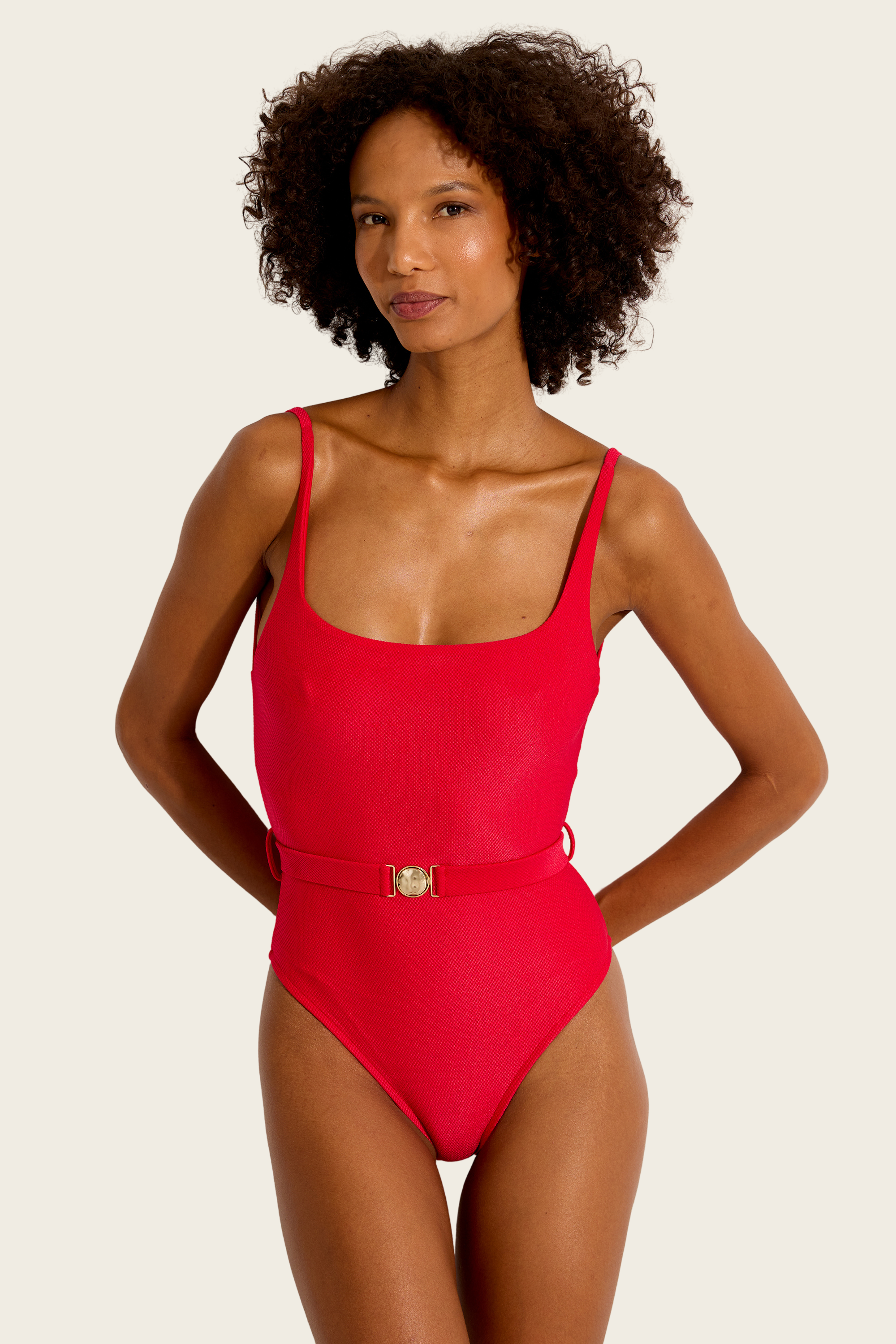 Fato de banho de uma peça com cinto - Lenny Niemeyer