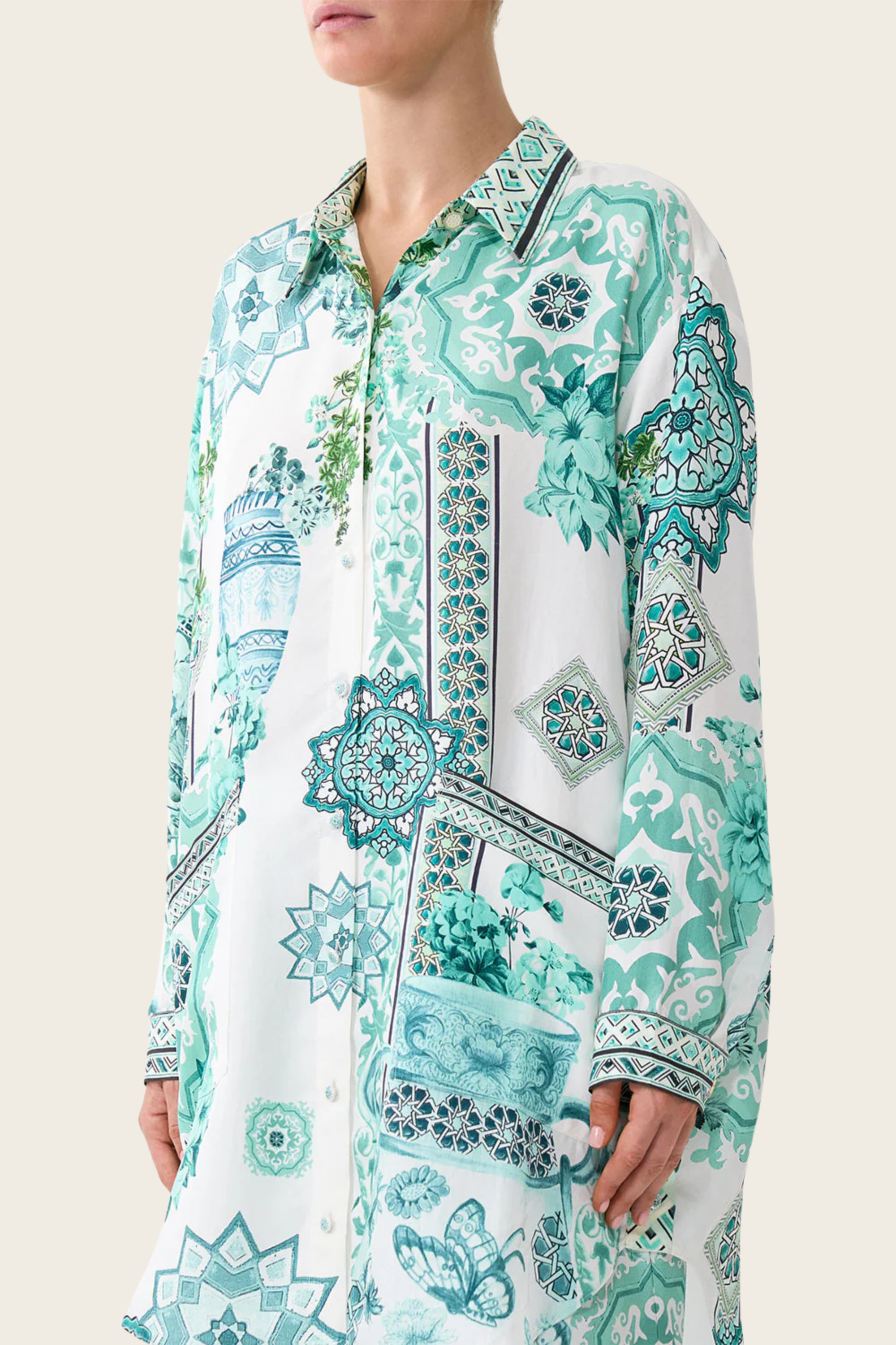 Shirt Tunic with Pockets - Balearic Bebe - Camilla - ESPACE CANNELLE - SS26 - New Arrivals