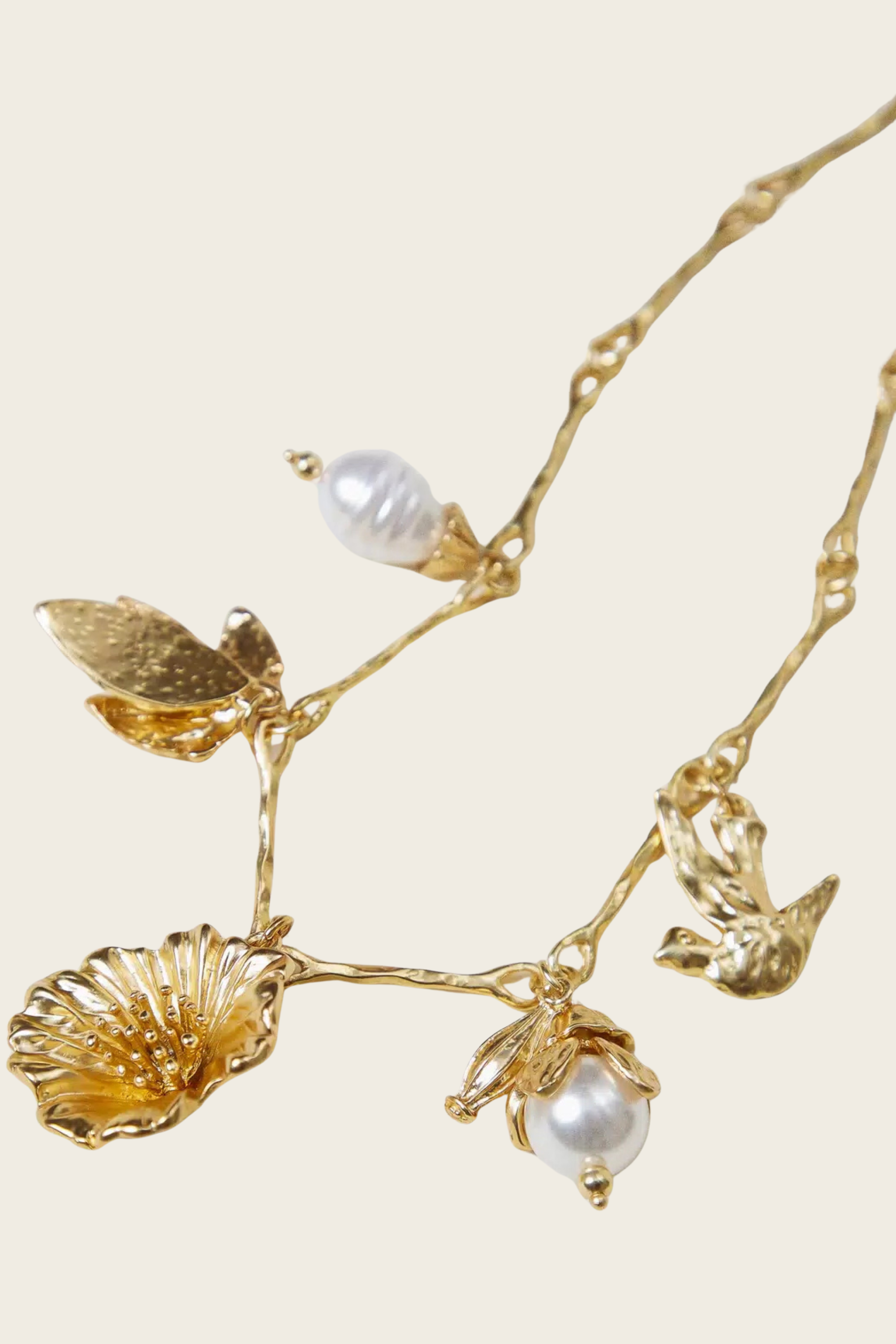 Chain necklace with pearls and pendants - Twinset