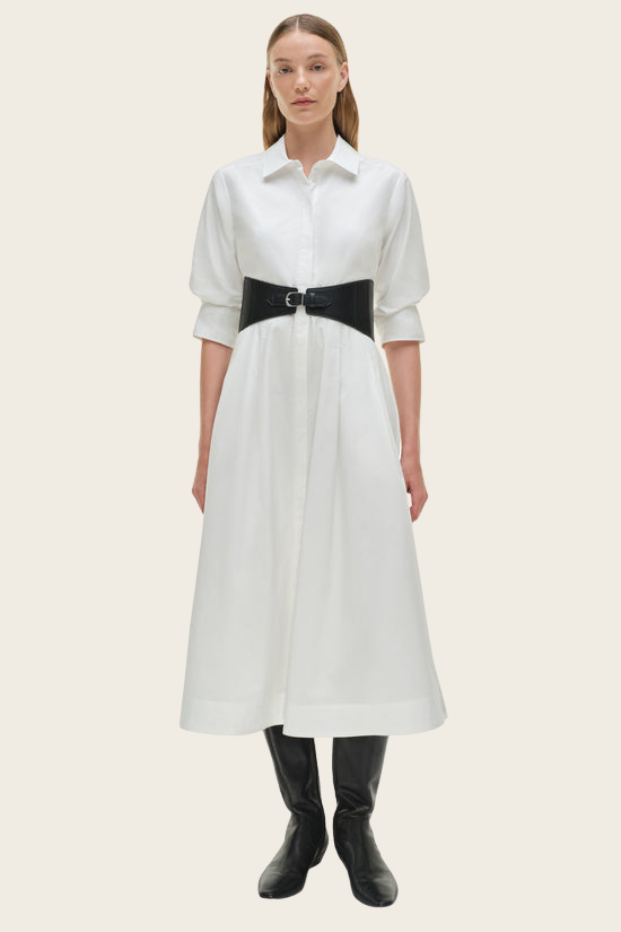 Olson Belted Midi Dress - Simkhai