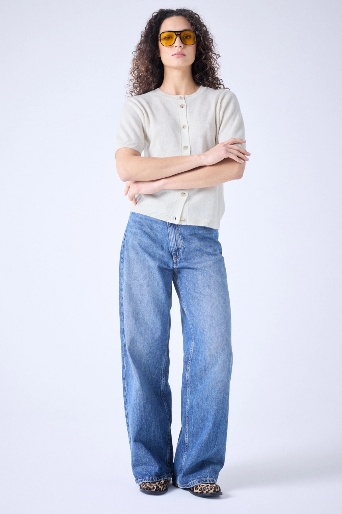 Flavia Round Neck Sweater - Absolut Cashmere