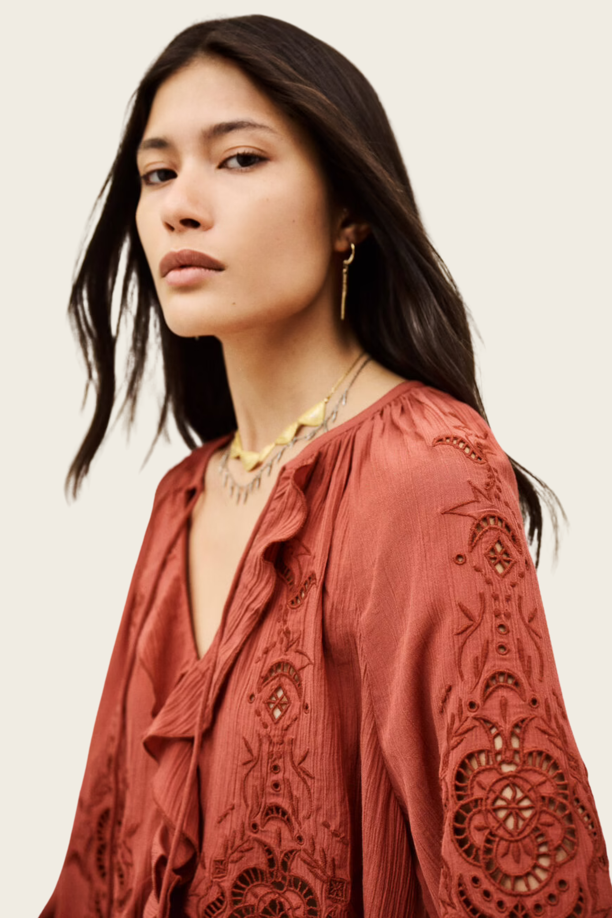 Flounced Blouse Omar - Ba&Sh