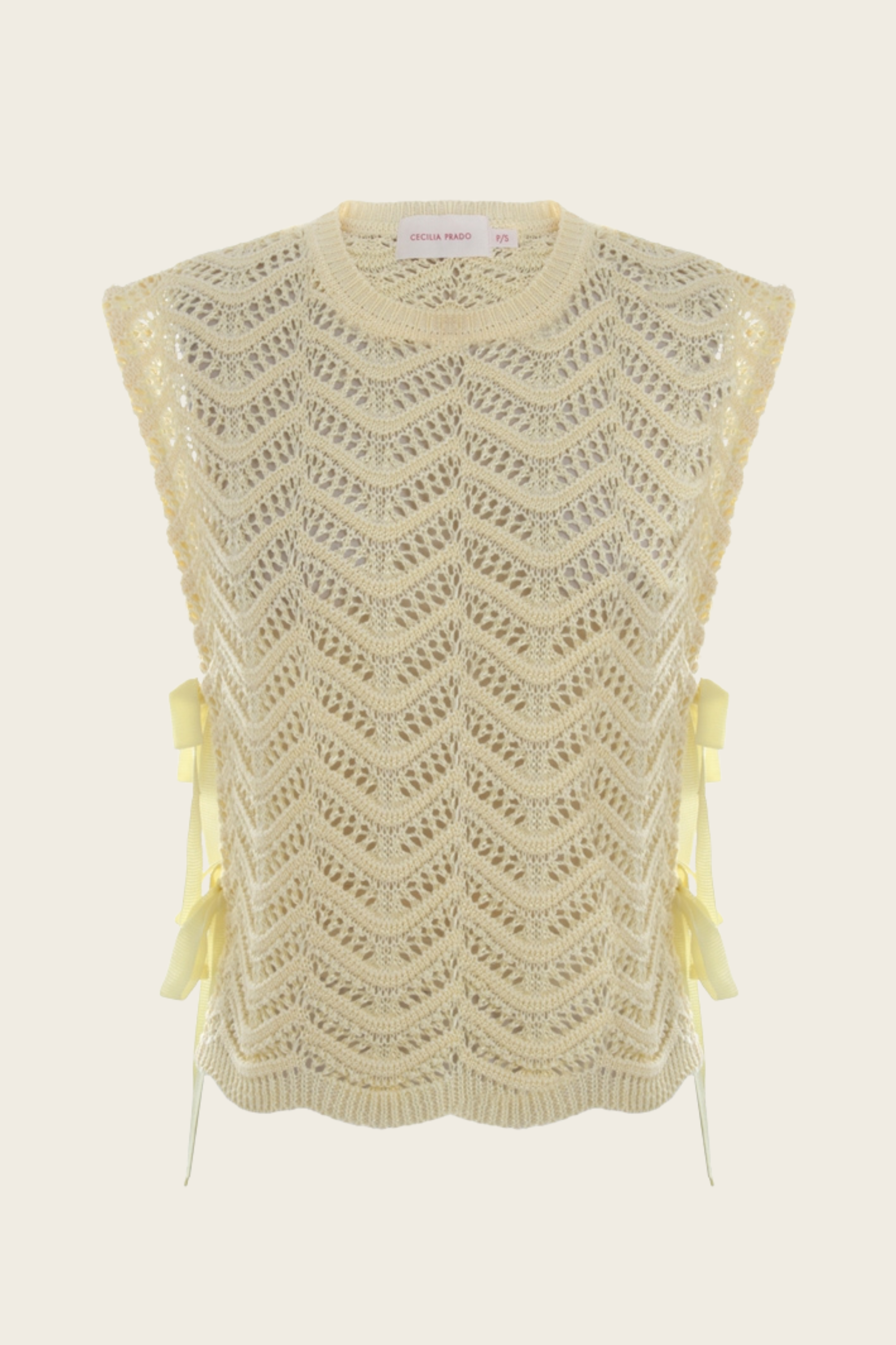 Colete em crochet - Cecilia Prado