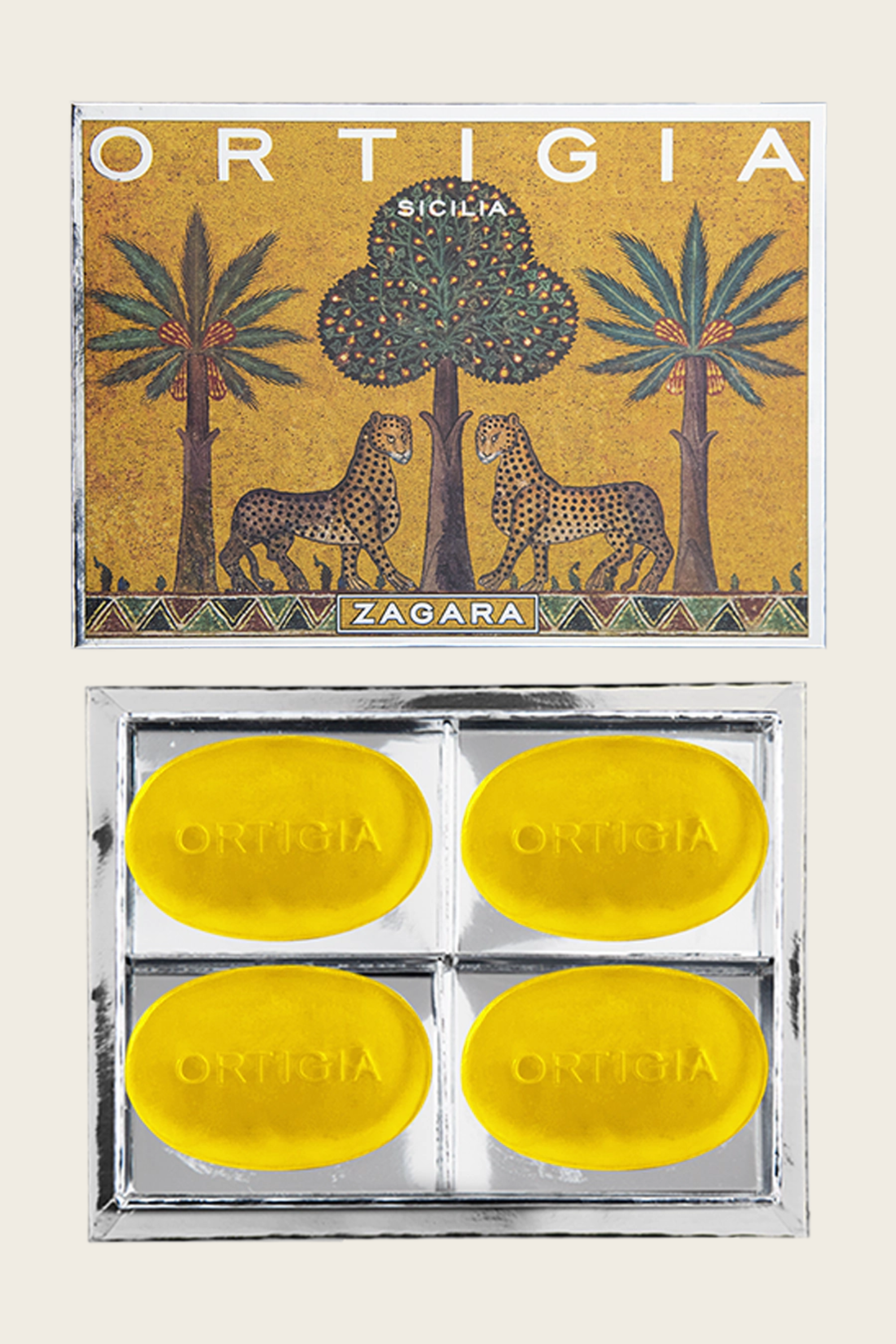 Caixa Pequena de Sabonetes Glicerina Zagara - Ortigia Sicilia