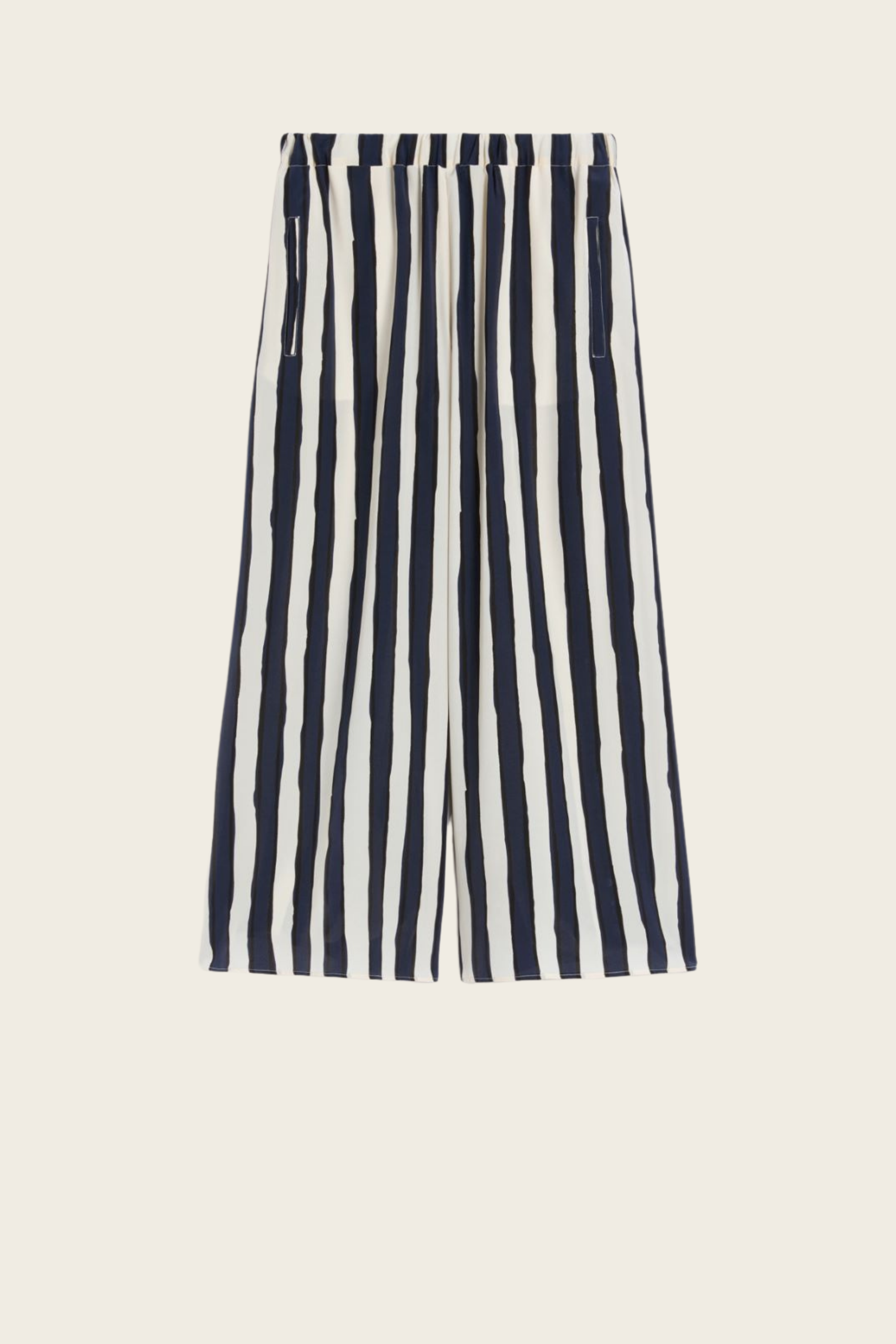Printed crêpe de Chine trousers - MaxMara