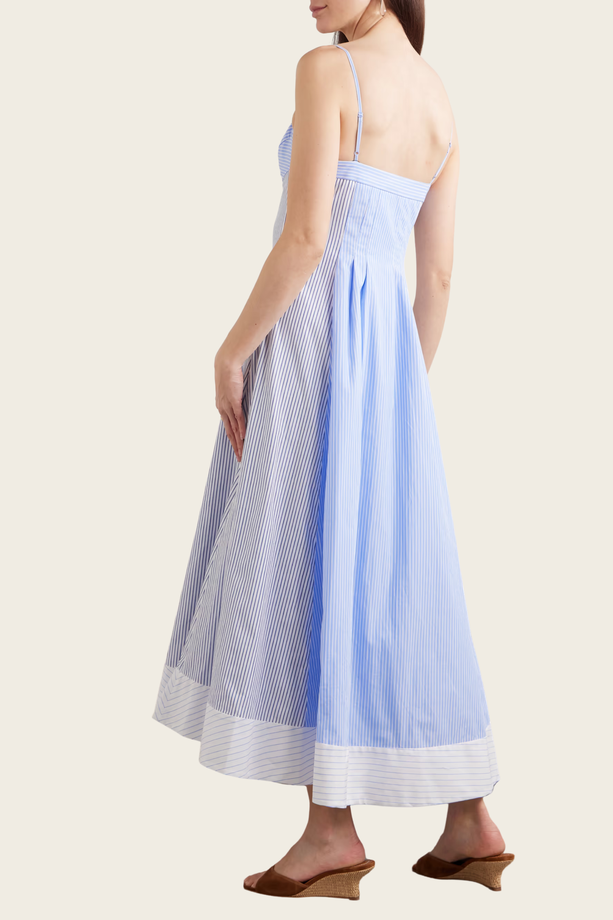 Chamberlain Striped Poplin Midi Dress - Simkhai