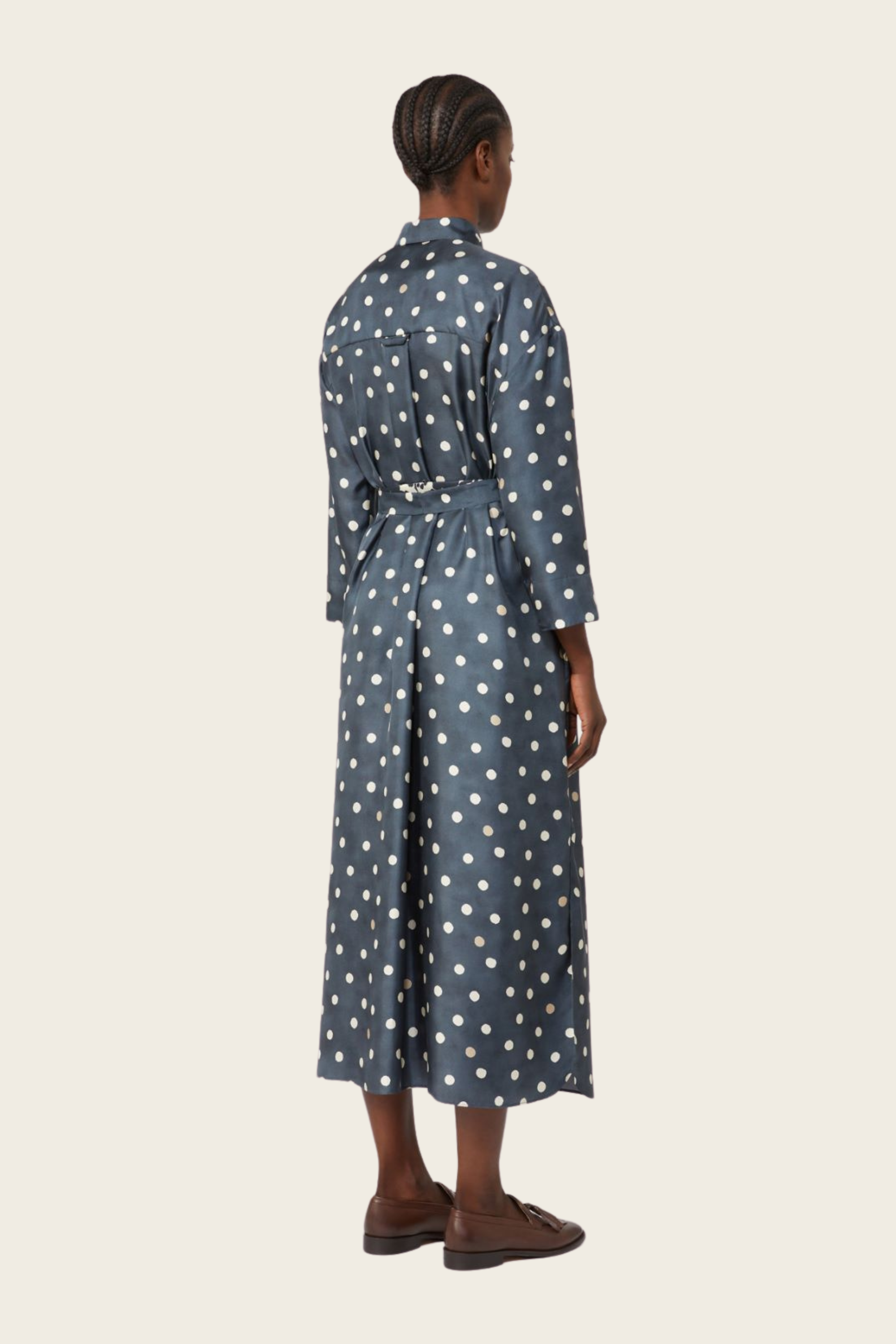 Leva Printed Silk Twill Dress - MaxMara - ESPACE CANNELLE