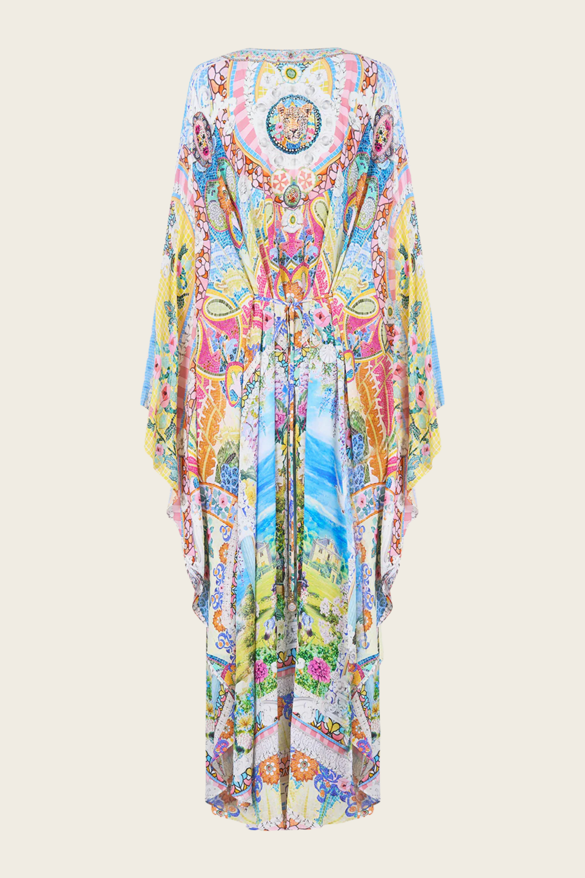 Long Kaftan with Waist Detail - Navas Nouveau - Camilla - ESPACE CANNELLE - SS26 - New Arrivals