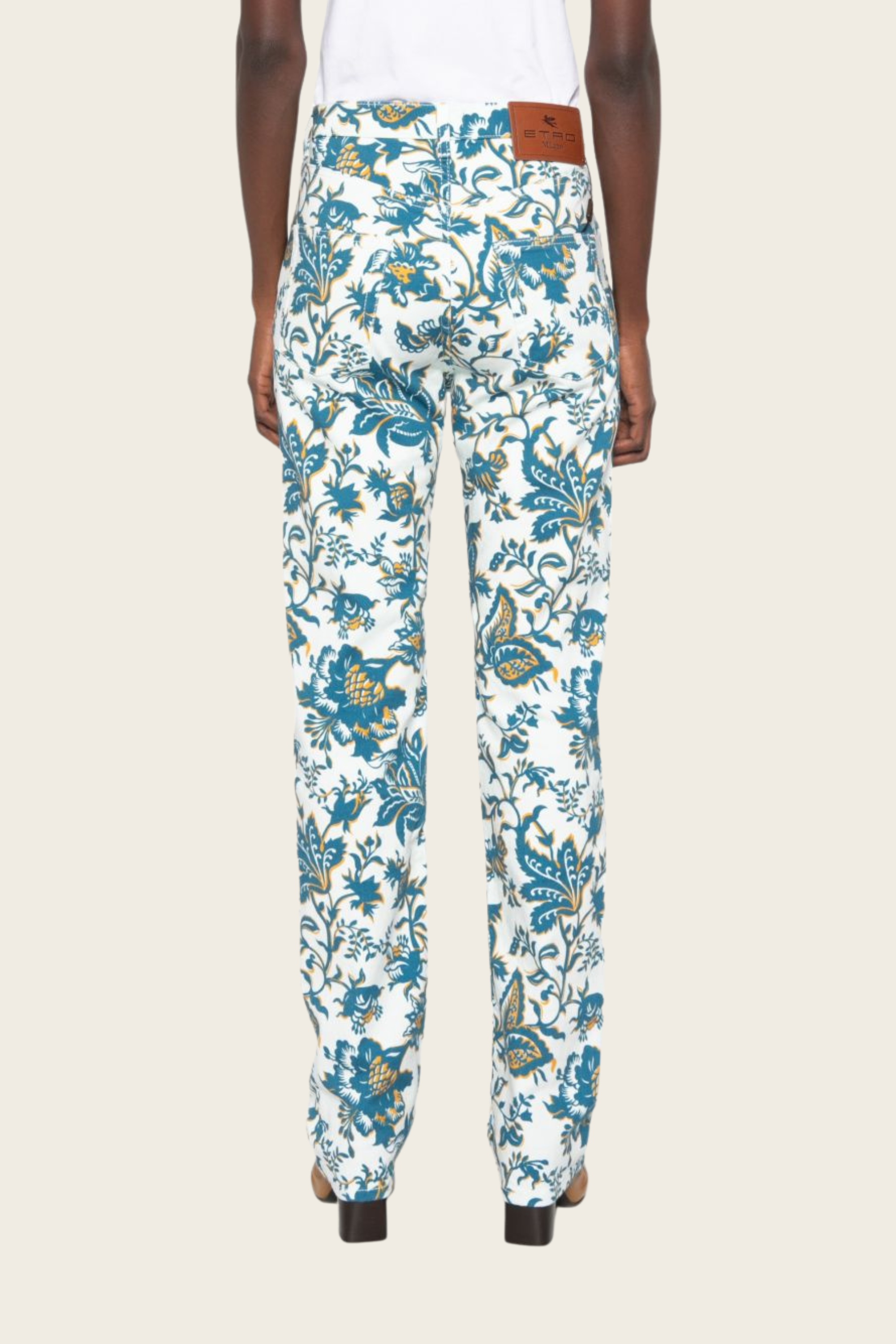 Floral Print Jeans - Etro