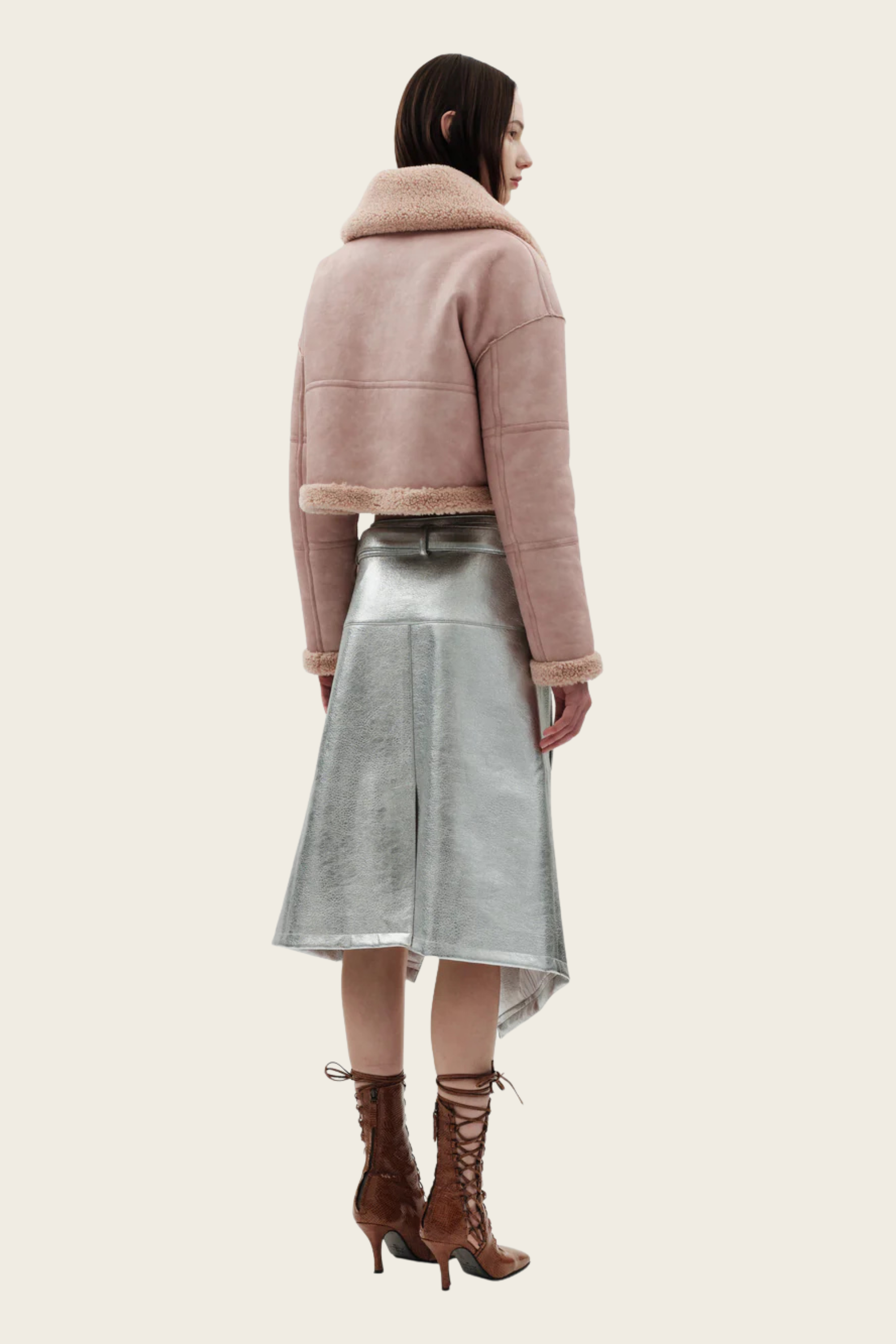 Aviator Cropped Jacket - Jakke